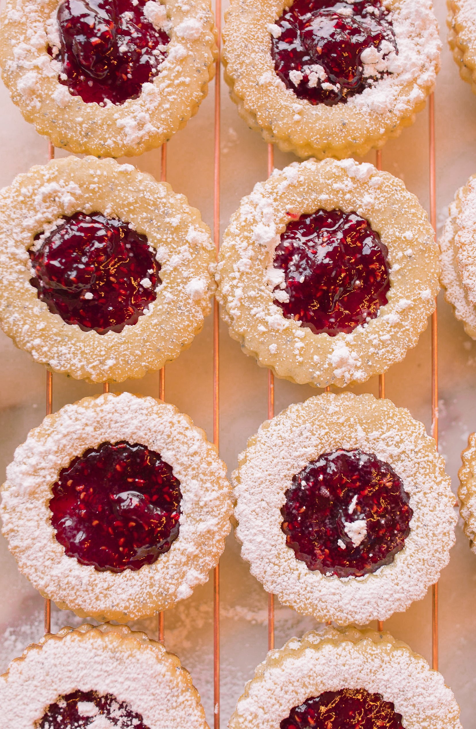 christmas cookie, lemon poppy seed, lemon linzer cookies, shortbread cookies, vegan, dairy-free, lemon shortbread cookies, baking, jam, raspberry, jelly