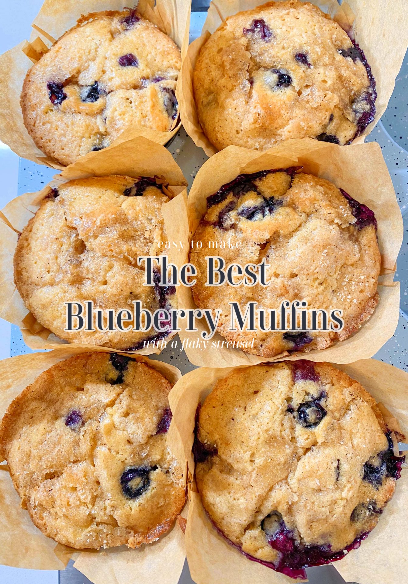 THE BEST BLUEBERRY MUFFIN RECIPE