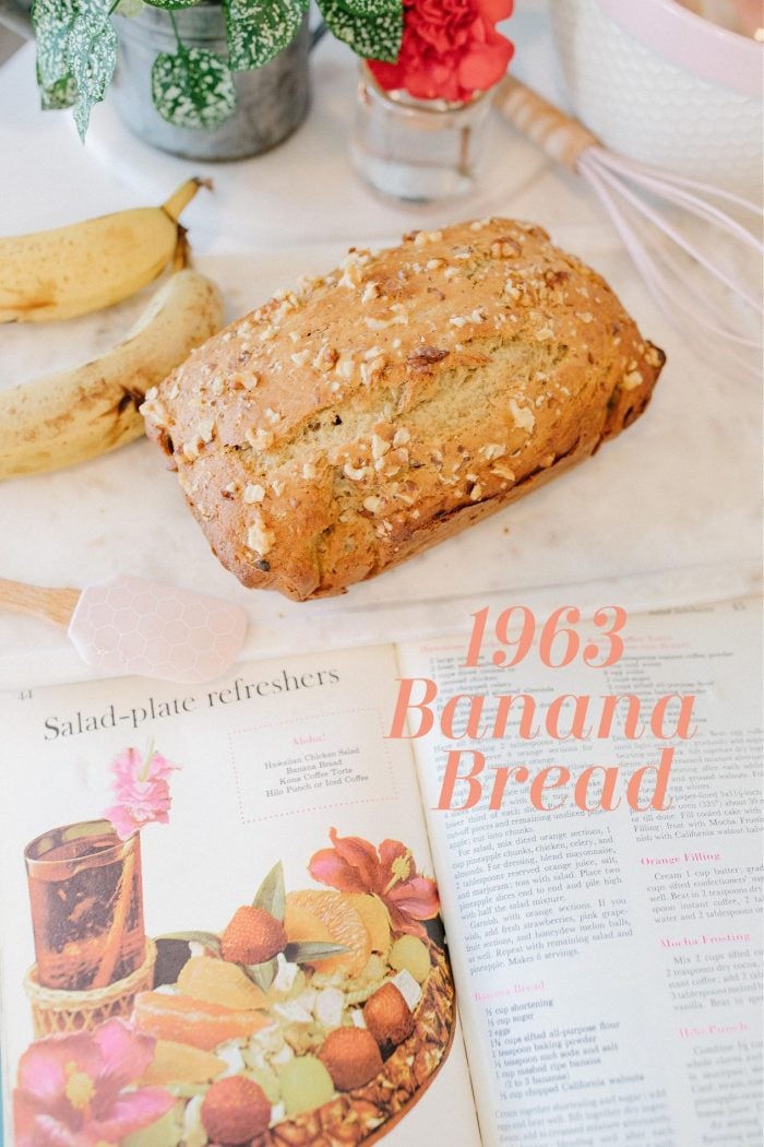 1963 Banana Bread From Vintage Better Homes & Gardens