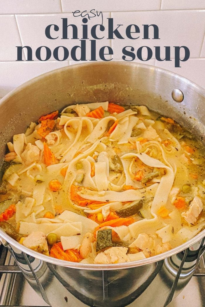 The easiest chicken noodle soup recipe you need to make!