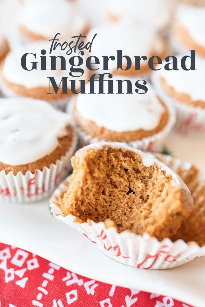 Frosted Gingerbread Muffins | So Easy to Make!