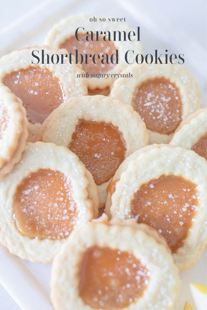Caramel Shortbread Cookies