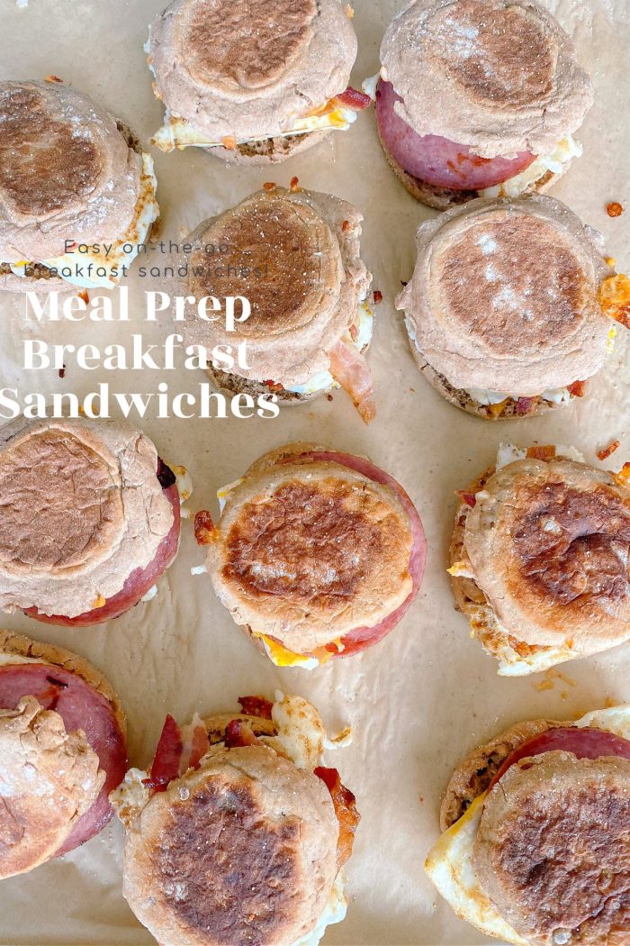 Meal Prep Breakfast Sandwiches | Easy On-The-Go Recipe!