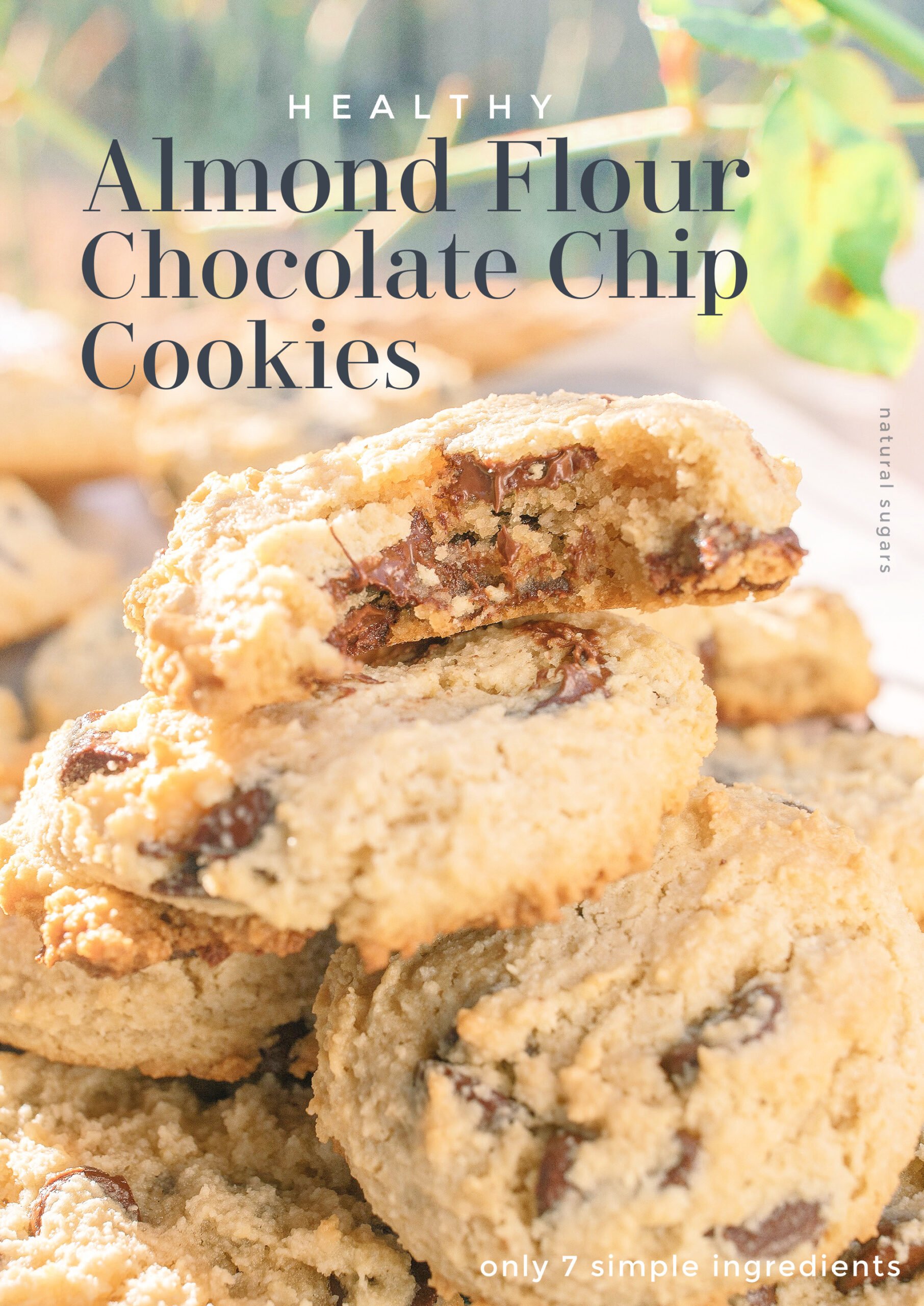 healthy chocolate chip cookies, almond flour chocolate chip cookies, low carb chocolate chip cookies, grain free chocolate chip cookies, dairy free chocolate chip cookies, paleo chocolate chip cookies, healthy cookies for kids, healthy desserts, healthy baking, almond flour recipe, low carb recipes, gluten free chocolate chip cookies, gluten free dessert, eating healthier, diet friendly desserts, homemade girl scout cookies, national weight loss month, healthy on valentines day, eat healthy Super Bowl foods, clean eating recipes 