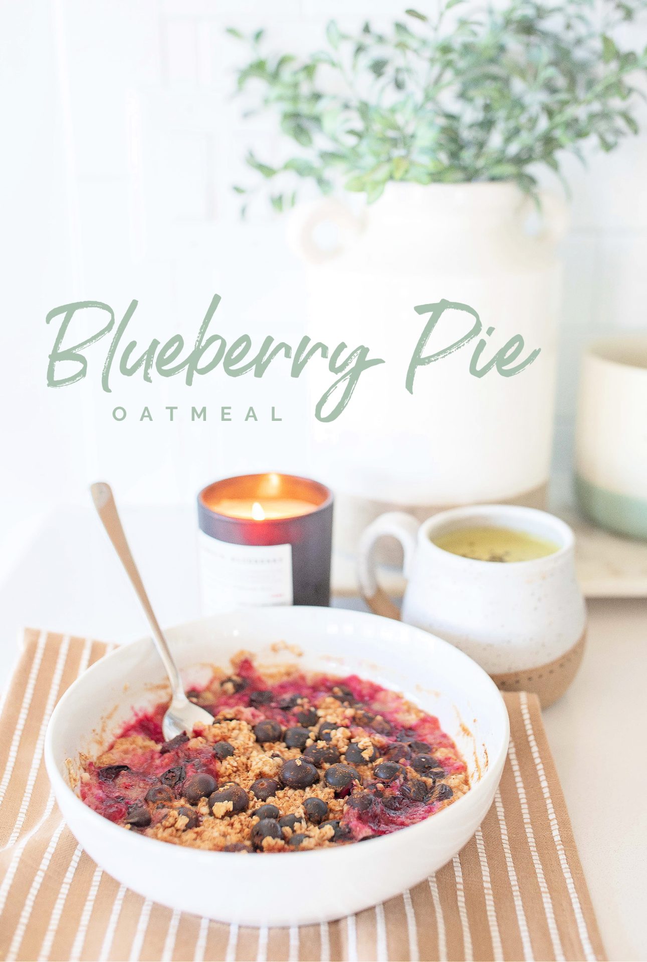 blueberry pie oatmeal, gluten-free, vegan, dairy free, easy budget friendly breakfast, easy to make, breakfast idea, blueberry pie oatmeal, cinnamon oatmeal, breakfast ideas, quick breakfast