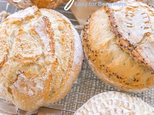Easy Sourdough Bread Recipe - Vermont Bread Recipe