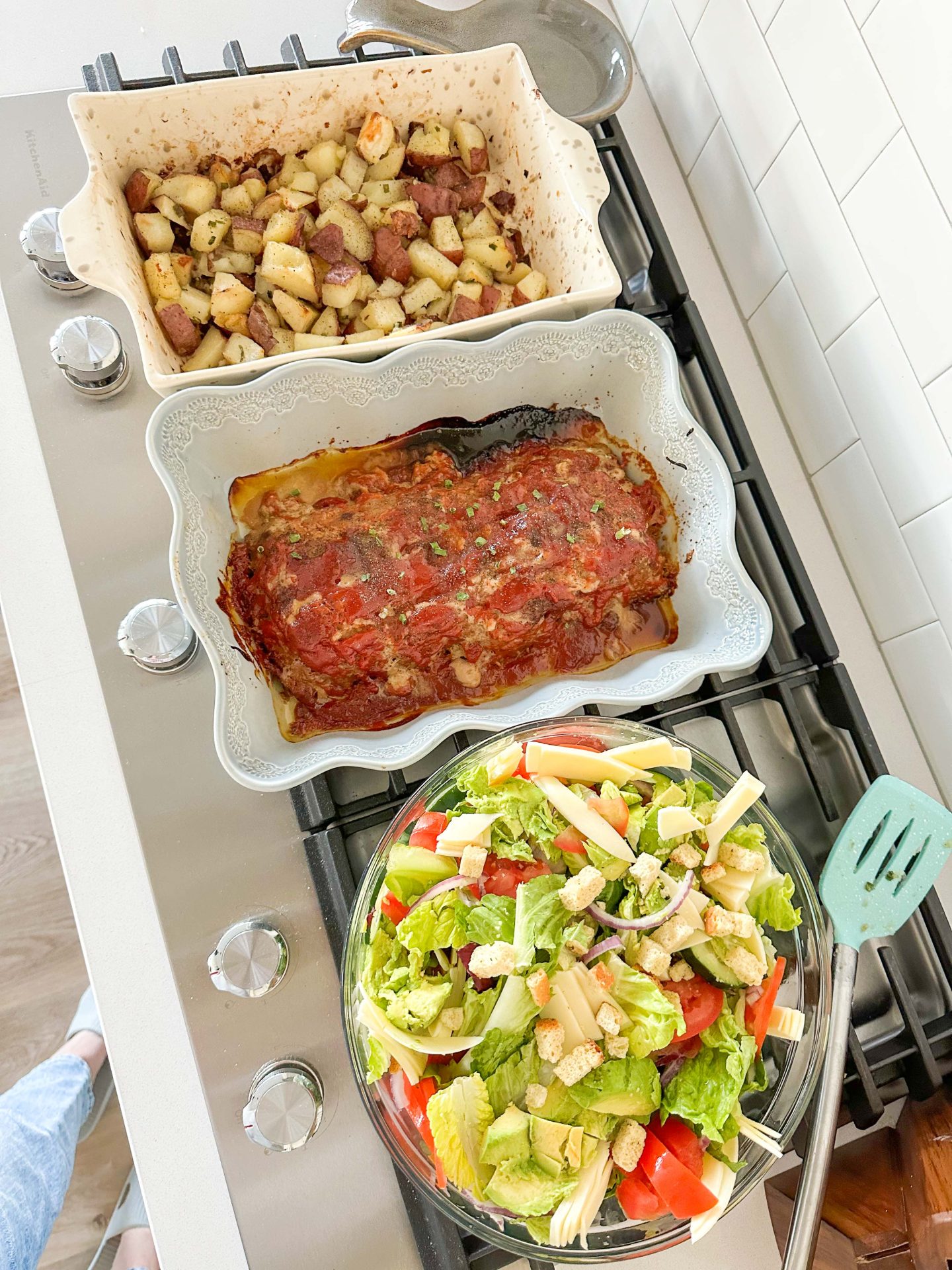 turkey meatloaf, dinner ideas