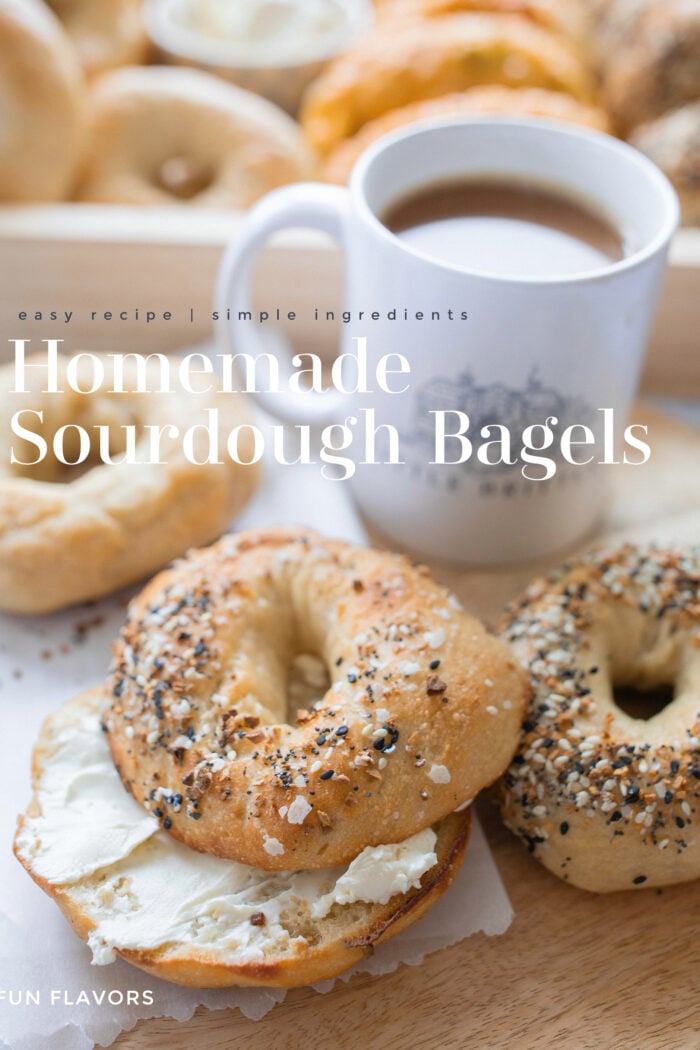 Easy Homemade Sourdough Bagels | Simple Ingredients