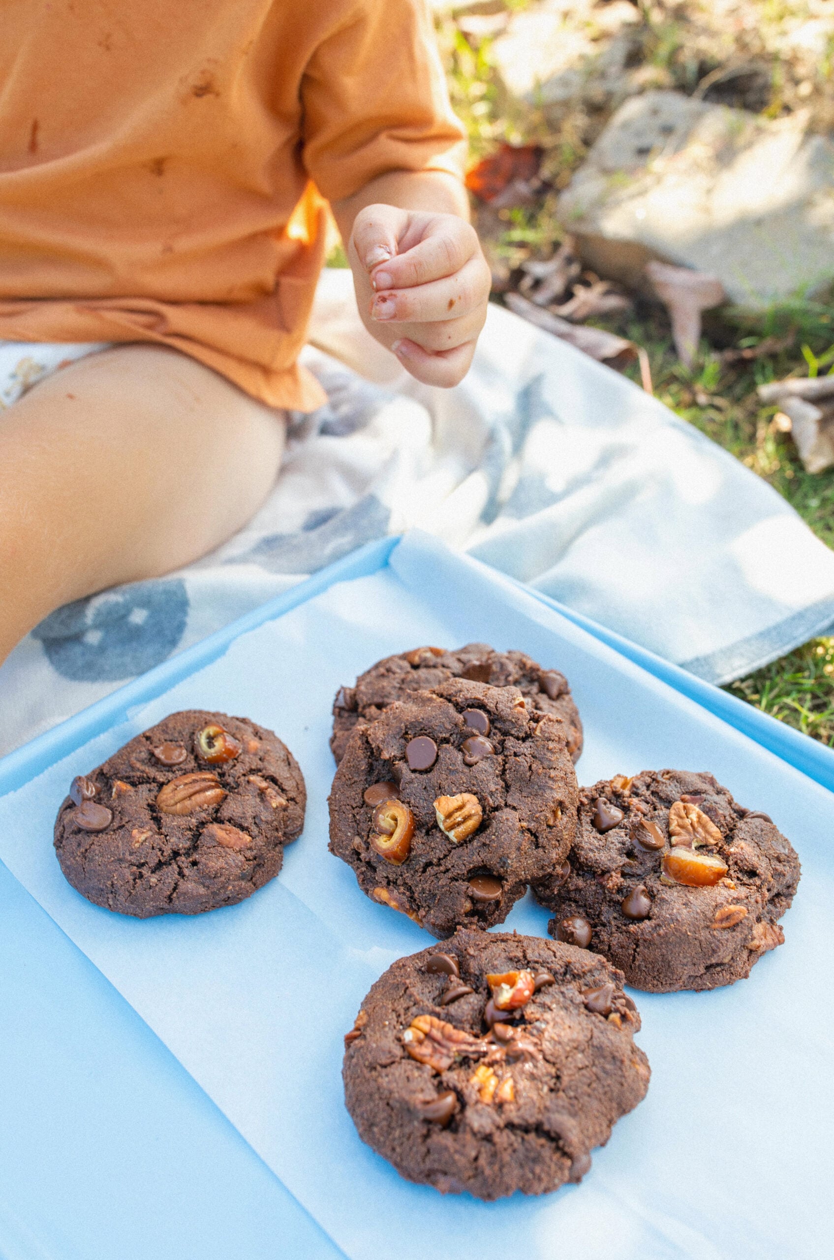 almond flour cookies, chocolate almond flour cookies, healthy chocolate desserts, dates, no refined sugar, gluten-free, chocolate chip cookie, healthy desserts, low sugar, low carb, healthy desserts for kids, pumpkin almond flour cookies, gluten free, dairy free, honey, gluten free almond flour cookies, cocoa powder, healthy almond flour cookies, pecans, protein in cookies, kids desserts, kids recipes, toddler approved, healthy dessert Ideas, healthy dessert, low calorie