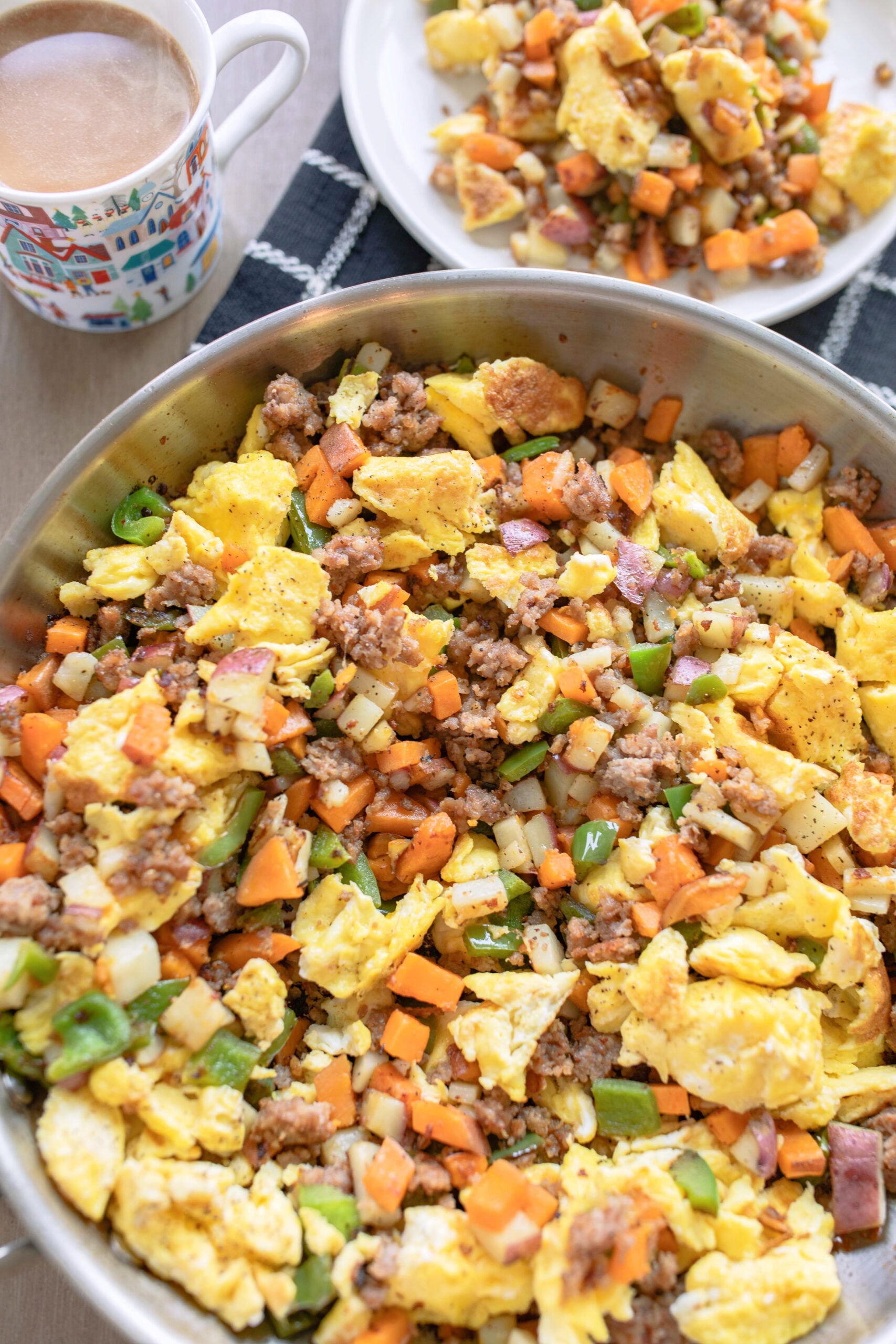 Maple Sausage, Egg, & Potato Hash Breakfast Recipe