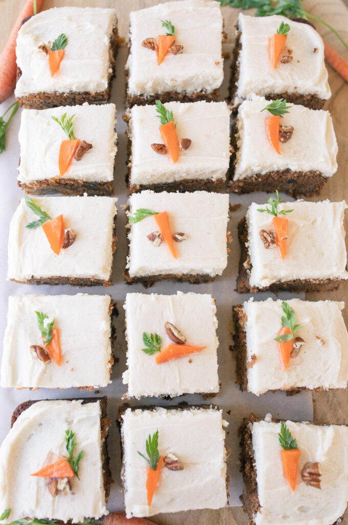 best carrot cake bars recipe, cake, spices, ginger, cloves, cinnamon, pineapple, pecans, bars, desserts, holidays, spring recipes, carrot cake bars with cream cheese frosting, easy carrot cake bars, moist carrot cake bars, homemade carrot cake bars, best cream cheese frosting for carrot cake bars, carrot cake bars with cream cheese icing, how to make carrot cake bars, carrot cake bars dessert recipe, healthy carrot cake bars with frosting, quick carrot cake bars recipe, simple carrot cake bars recipe, carrot cake bars with cream cheese glaze, best carrot cake bars ever, carrot cake bars with walnuts and cream cheese frosting, carrot cake bars from scratch, fluffy carrot cake bars recipe, carrot cake bars for Easter dessert, cream cheese frosting recipe for carrot cake bars