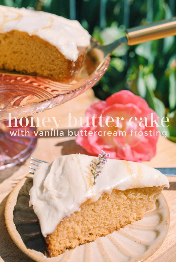 Easter honey butter cake, Spring honey butter cake recipe, Vanilla buttercream cake for Easter, Honey butter cake with vanilla frosting, Homemade Easter cake recipe, Moist honey butter cake, Spring dessert recipes, Easter brunch cake, Butter cake with honey, Vanilla honey cake recipe, Best Easter cake ideas, Easy homemade butter cake, How to make a honey butter cake for Easter, Best frosting for honey butter cake, Moist honey cake with vanilla buttercream, Easter dessert ideas with honey, Springtime cakes with vanilla frosting, Light and fluffy honey cake recipe.