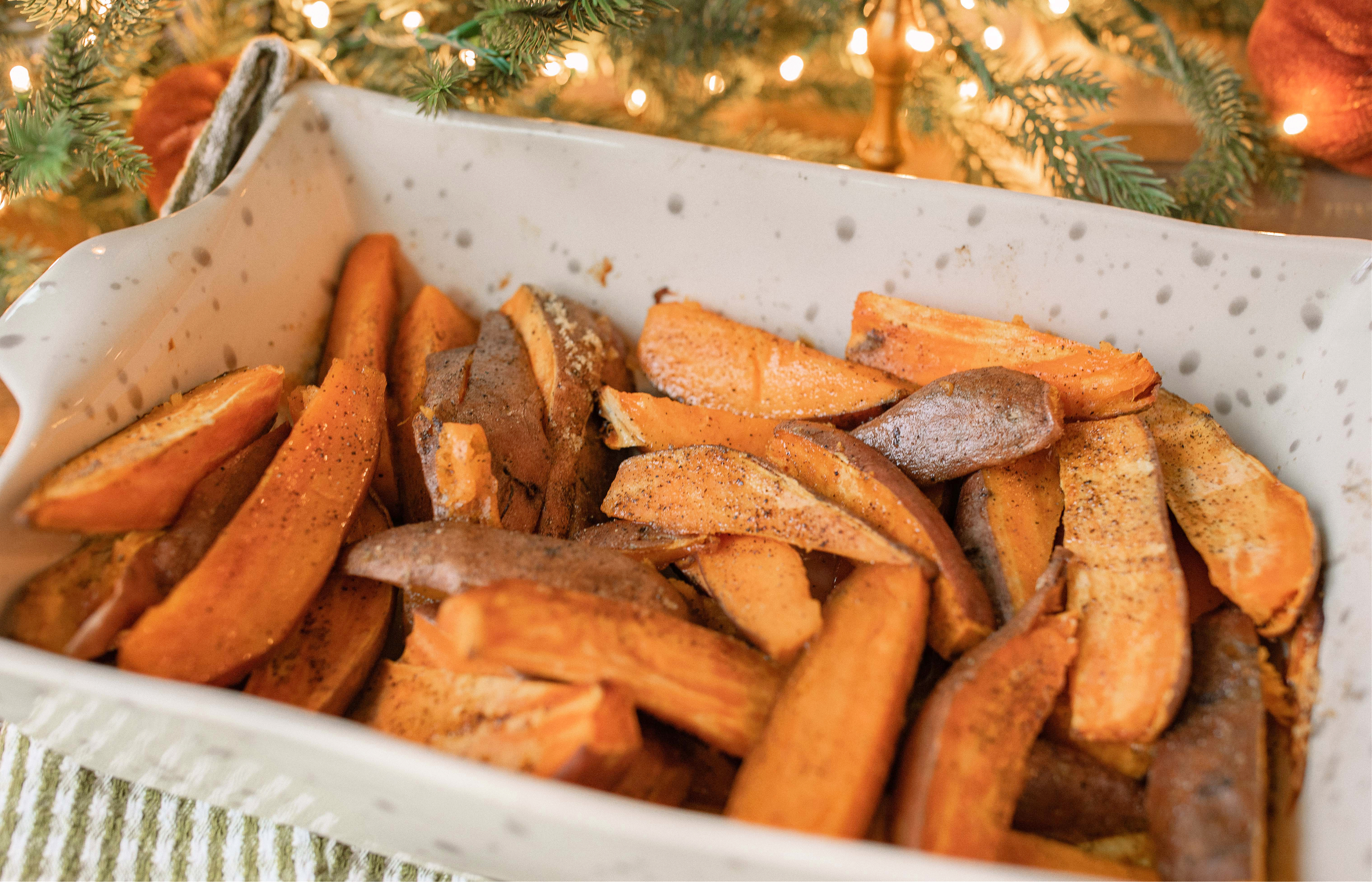 holiday recipes, thanksgiving, roasted sweet potatoes, vegan, gluten-free, potatoes, healthy recipes, easy, grain free, brown sugar, sweet potato casserole, recipes, potatoes, thanksgiving recipes