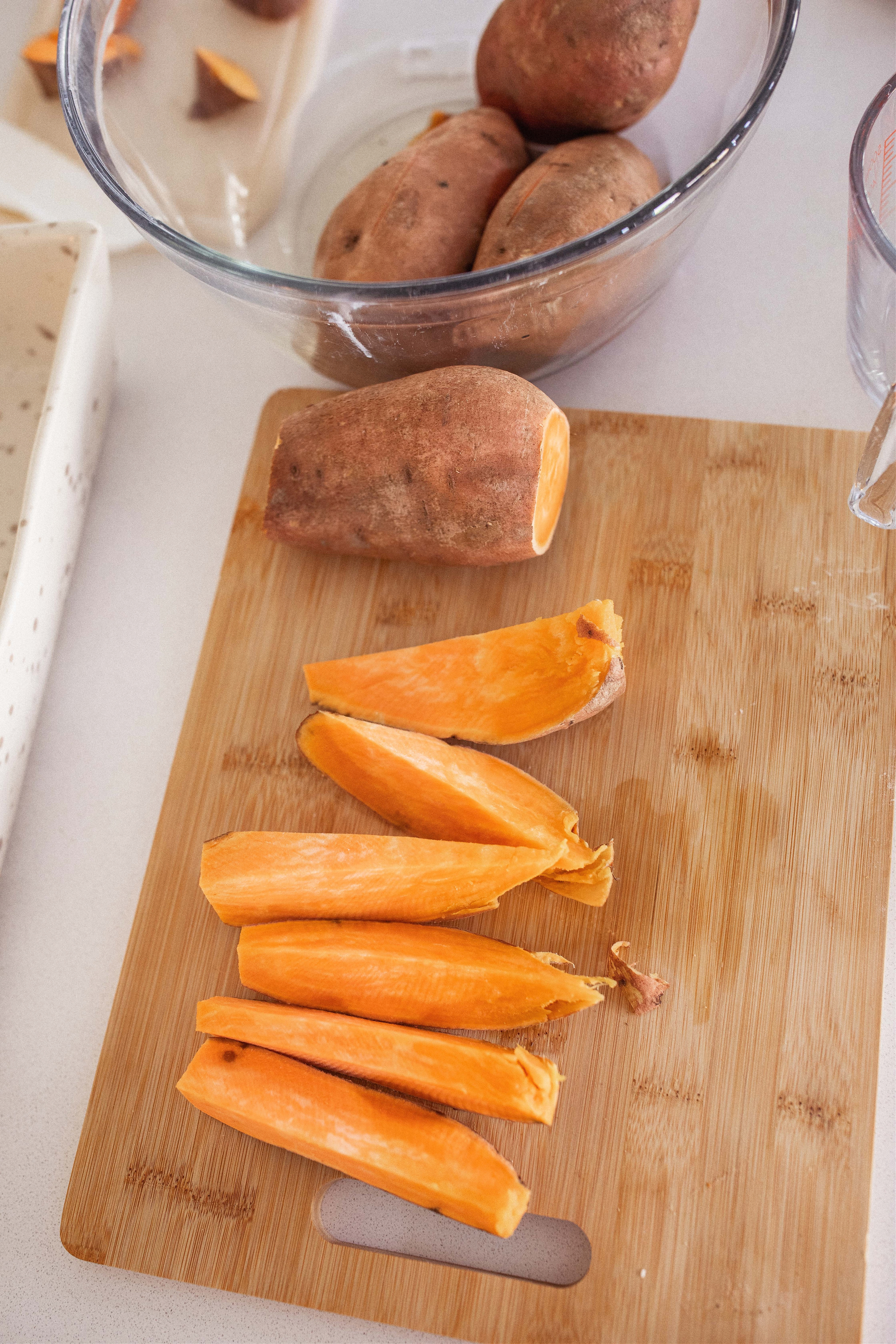 holiday recipes, thanksgiving, roasted sweet potatoes, vegan, gluten-free, potatoes, healthy recipes, easy, grain free, brown sugar, sweet potato casserole, recipes, potatoes, thanksgiving recipes