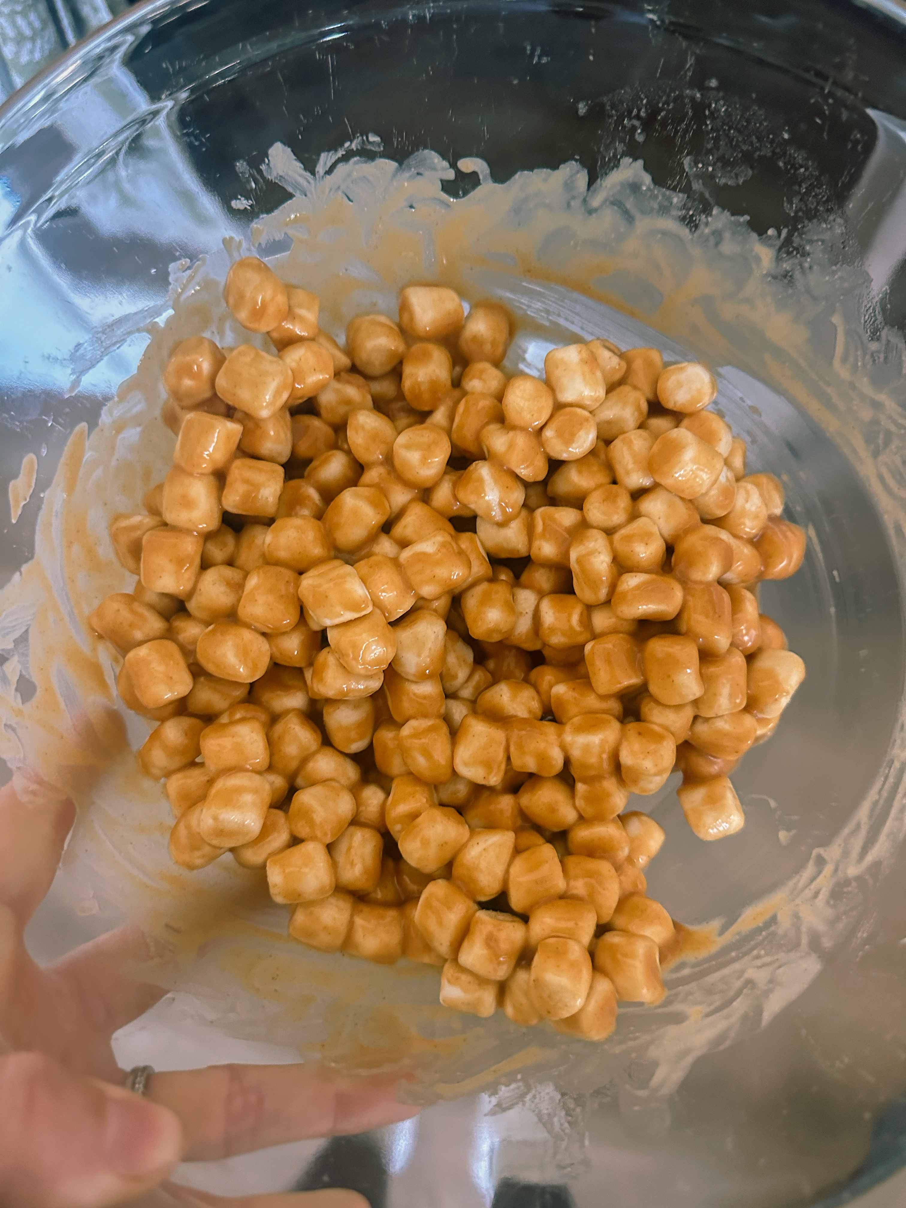 easy rice krispies, peanut butter, marshmallow, gluten free, easy recipe, baking with toddlers