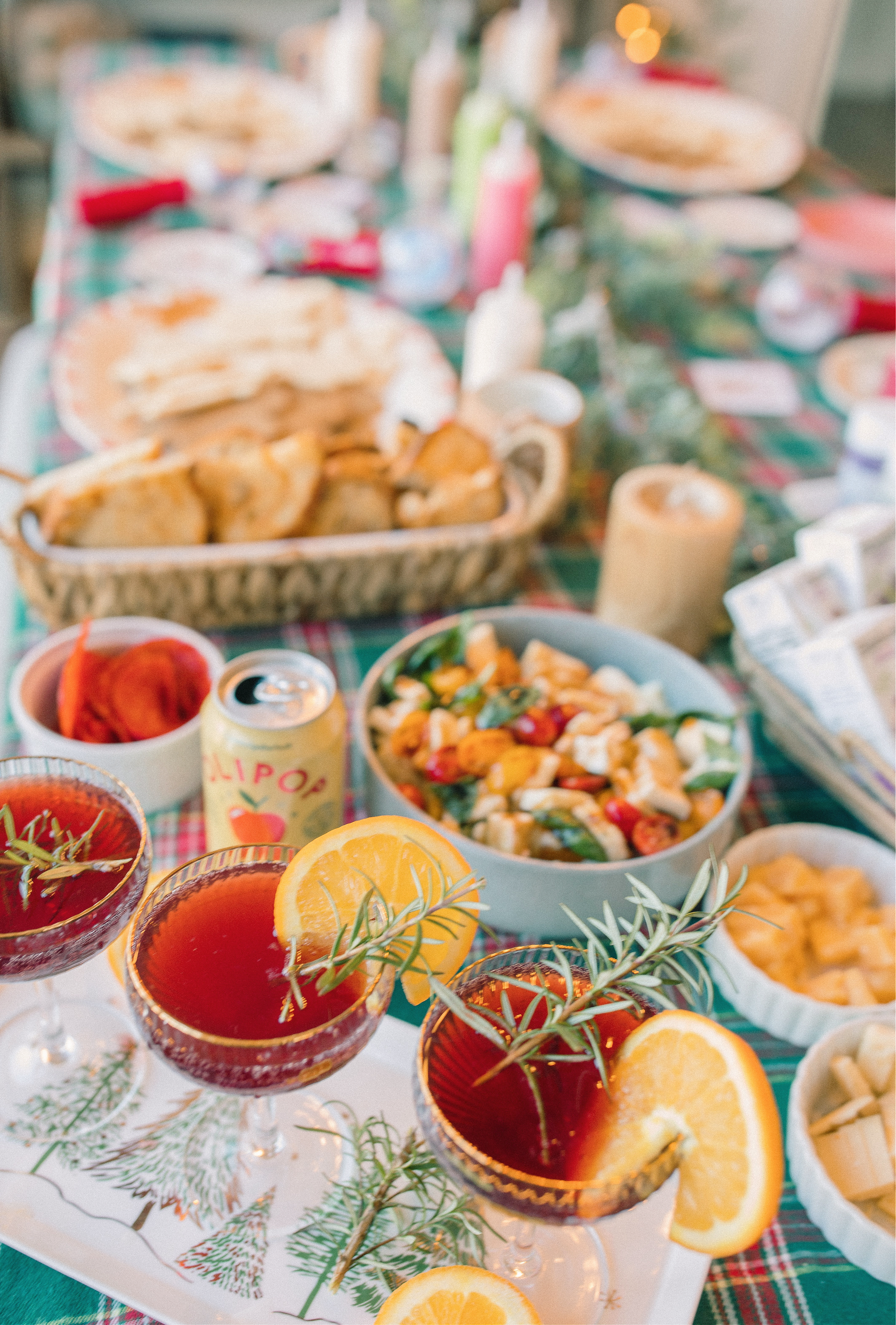 sugar cookie decorating party, cookie decorating with toddlers, mocktails for moms, cherry orange mocktail, cranberry, cookies, dye free, sprinkles, kids fun, pajama party, christmas decor, christmas party, kids charcuterie board