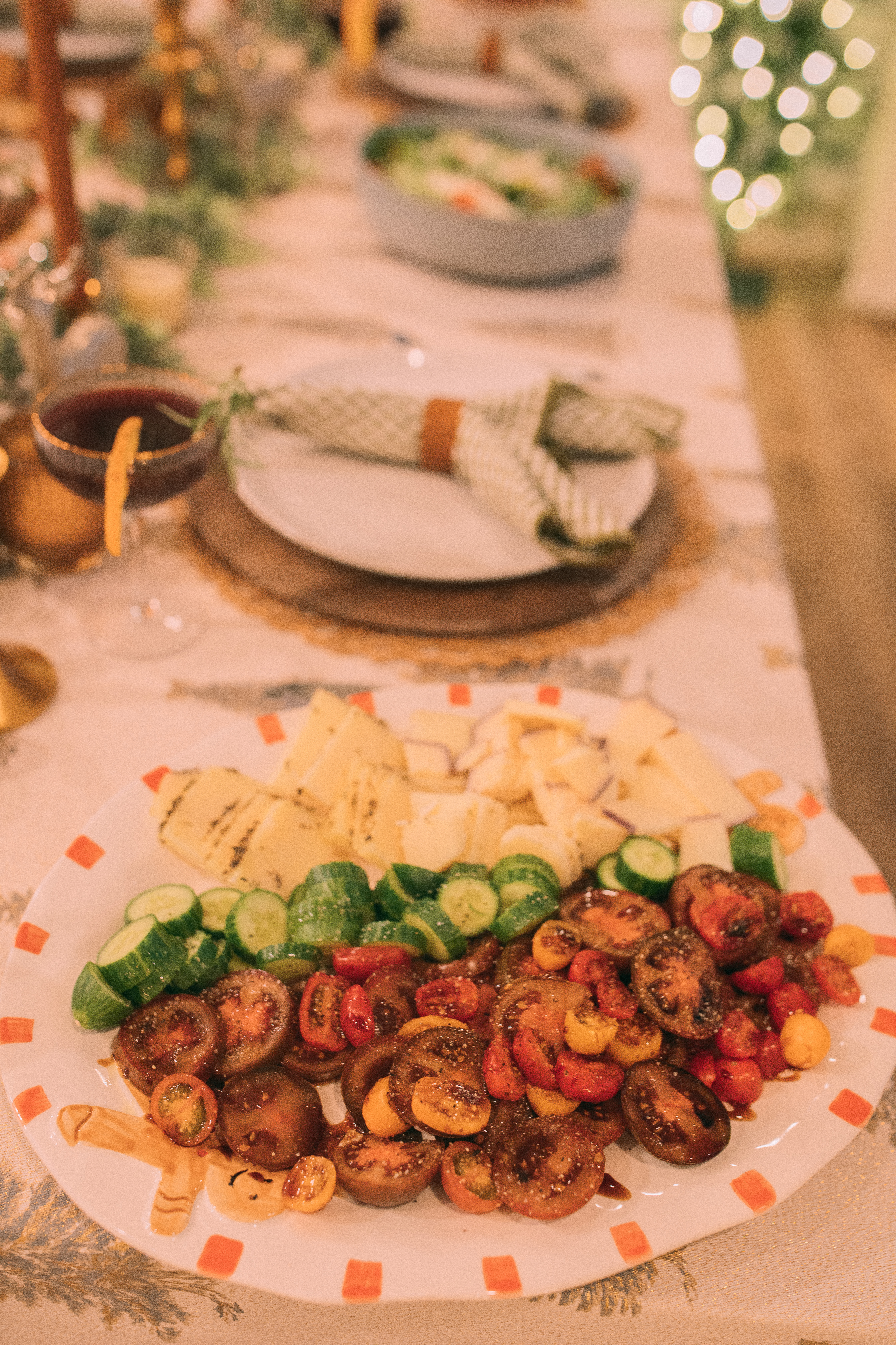 christmas recap, christmas morning, christmas blog, christmas decor, stockings, presents, toddler, dinner, table setting, home, lifestyle, blogging, motherhood, matching family pajamas, menu, holiday dinner, holiday celebrations, christmas day, pecan brownie pie, lottery pong, toddler gifts, cozy fireplace, cookies for santa, recap