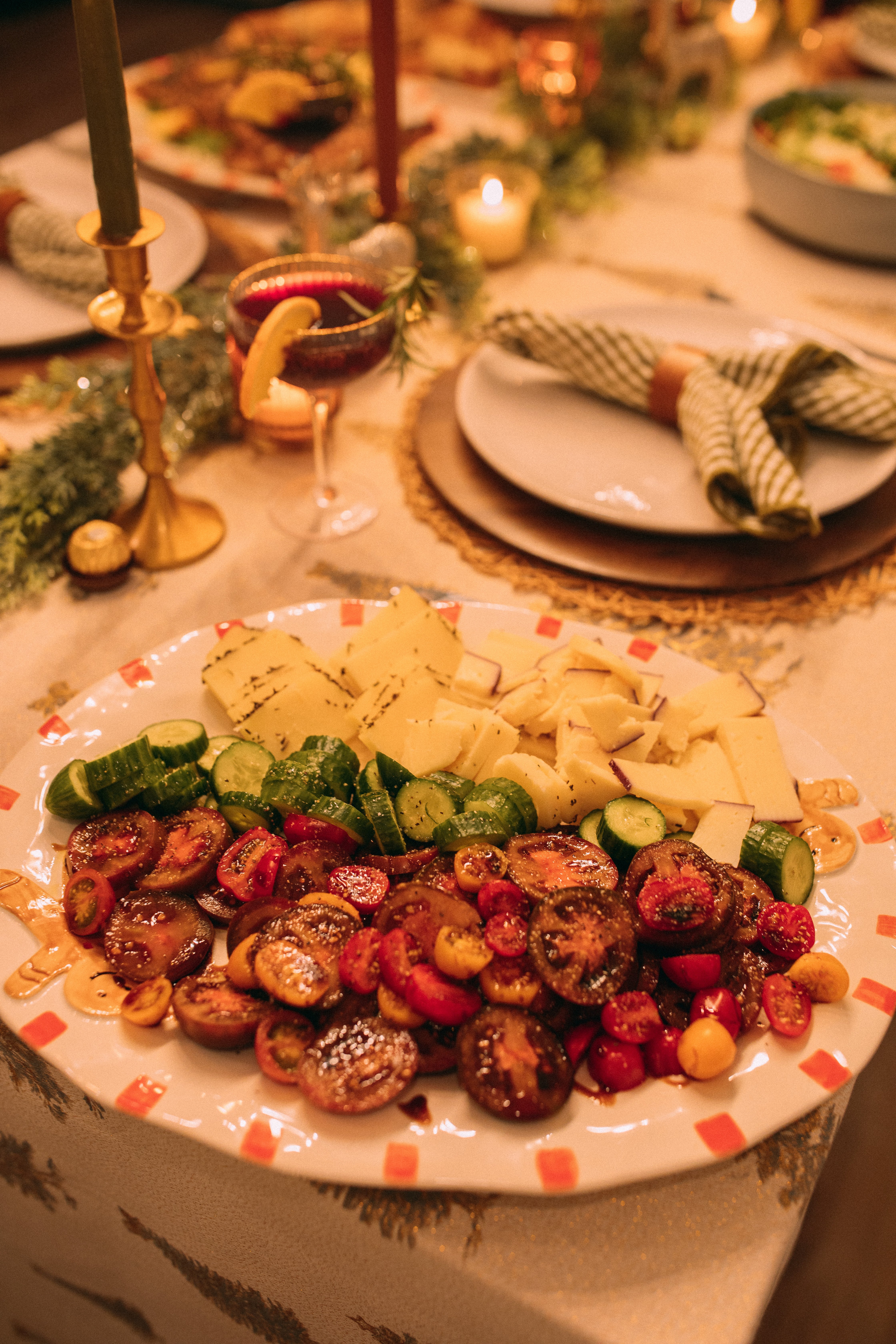 christmas recap, christmas morning, christmas blog, christmas decor, stockings, presents, toddler, dinner, table setting, home, lifestyle, blogging, motherhood, matching family pajamas, menu, holiday dinner, holiday celebrations, christmas day, pecan brownie pie, lottery pong, toddler gifts, cozy fireplace, cookies for santa, recap