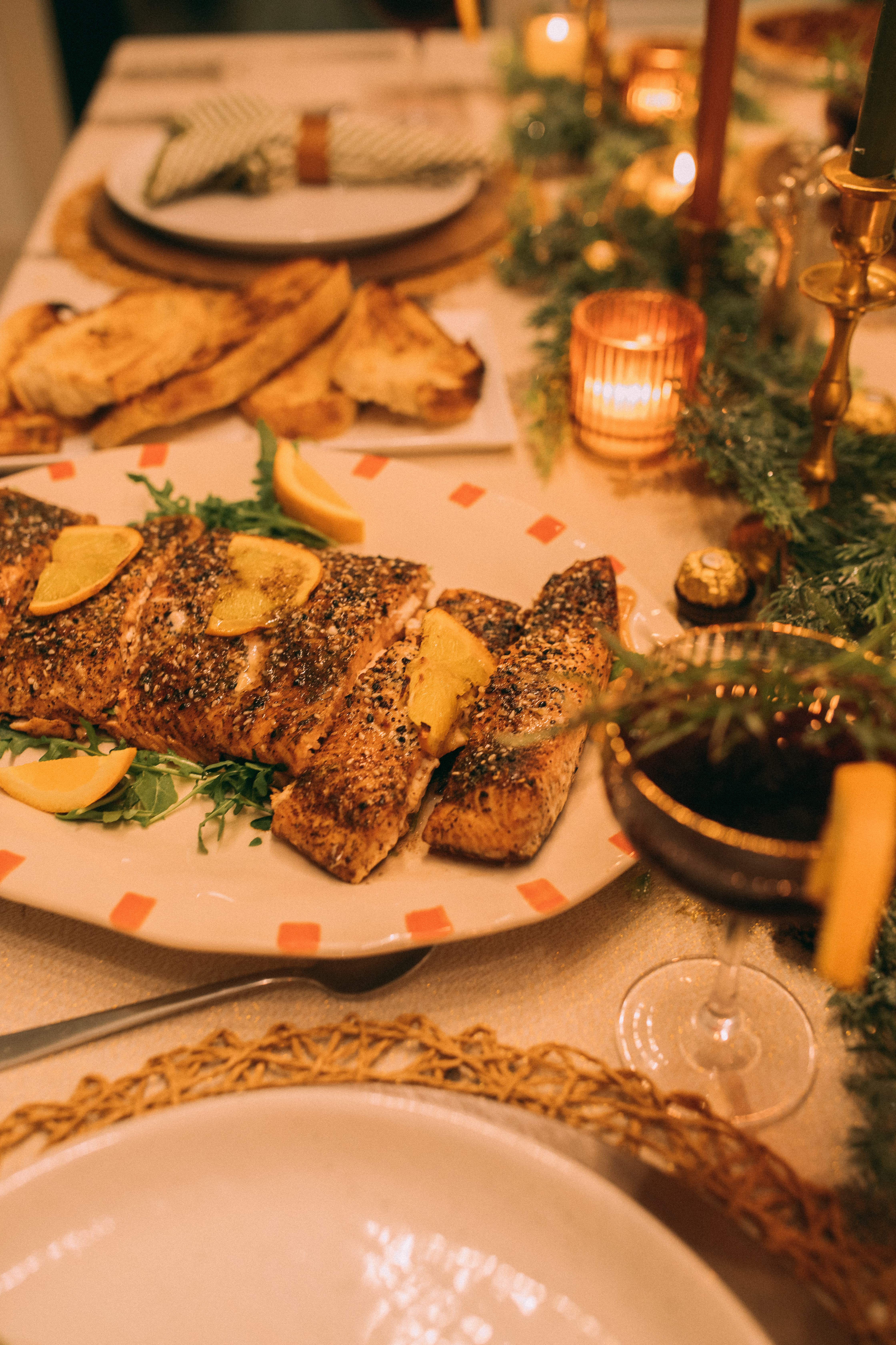 christmas recap, christmas morning, christmas blog, christmas decor, stockings, presents, toddler, dinner, table setting, home, lifestyle, blogging, motherhood, matching family pajamas, menu, holiday dinner, holiday celebrations, christmas day, pecan brownie pie, lottery pong, toddler gifts, cozy fireplace, cookies for santa, recap