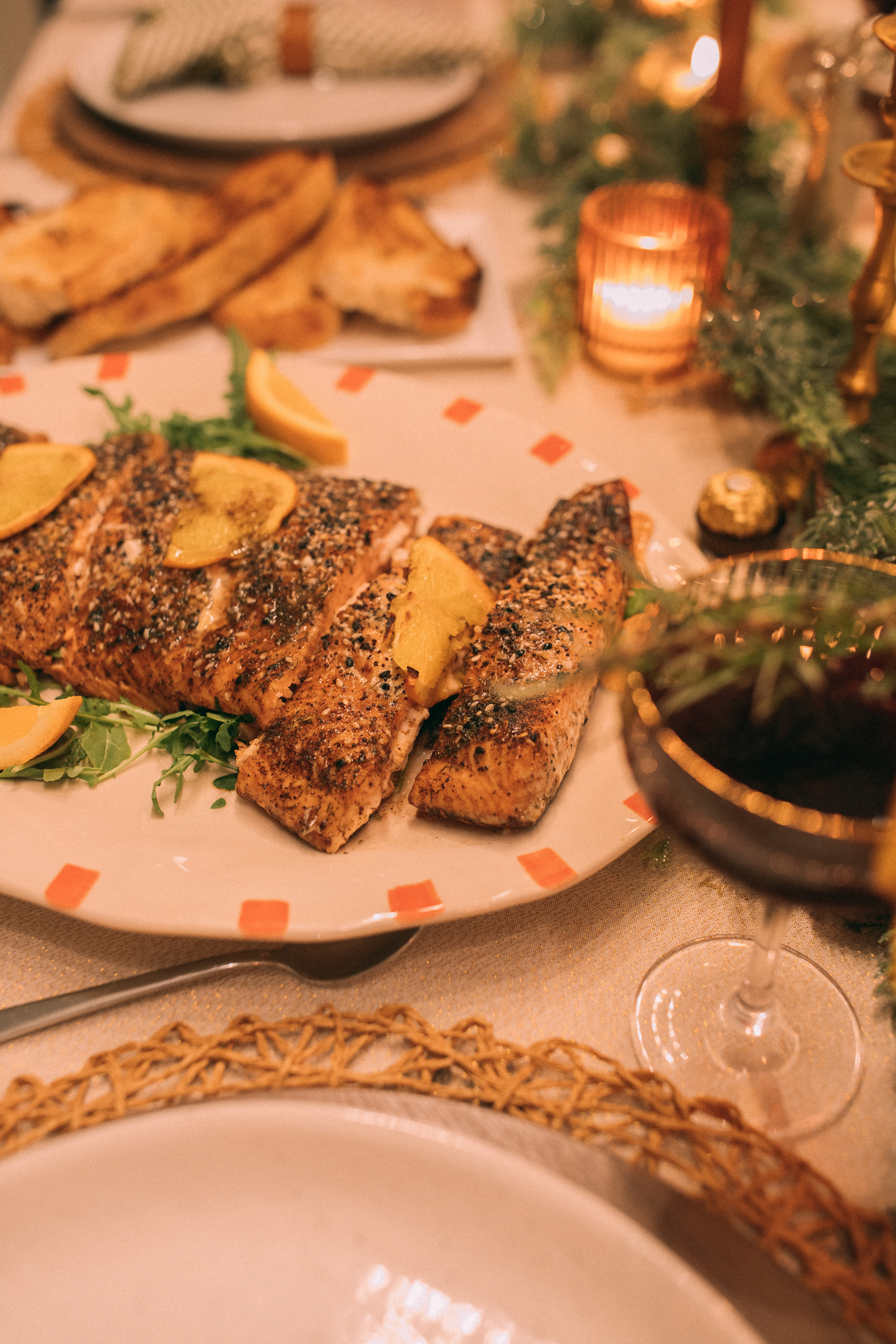 christmas recap, christmas morning, christmas blog, christmas decor, stockings, presents, toddler, dinner, table setting, home, lifestyle, blogging, motherhood, matching family pajamas, menu, holiday dinner, holiday celebrations, christmas day, pecan brownie pie, lottery pong, toddler gifts, cozy fireplace, cookies for santa, recap