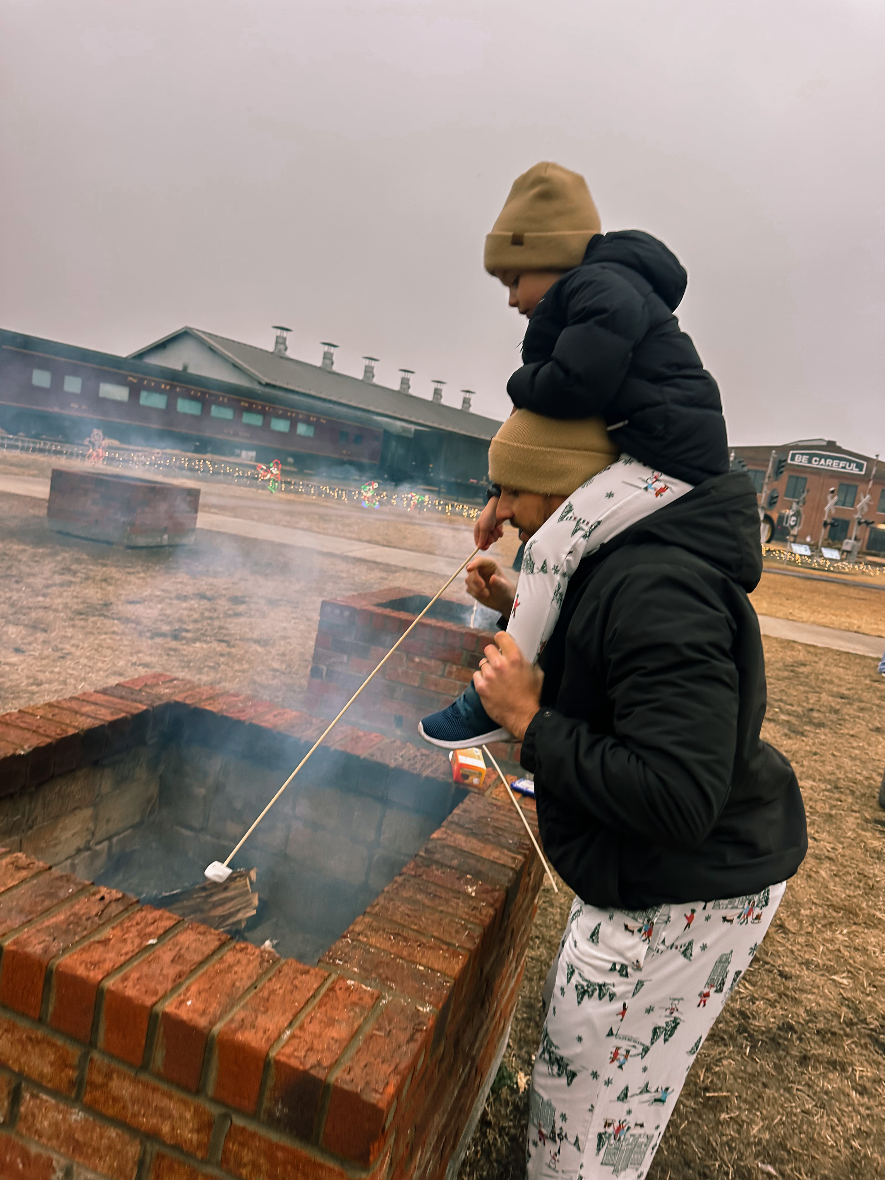 polar express, north carolina transportation museum, matching family pajamas, belk, the polar express train ride, charlotte north carolina, blog, motherhood, lifestyle