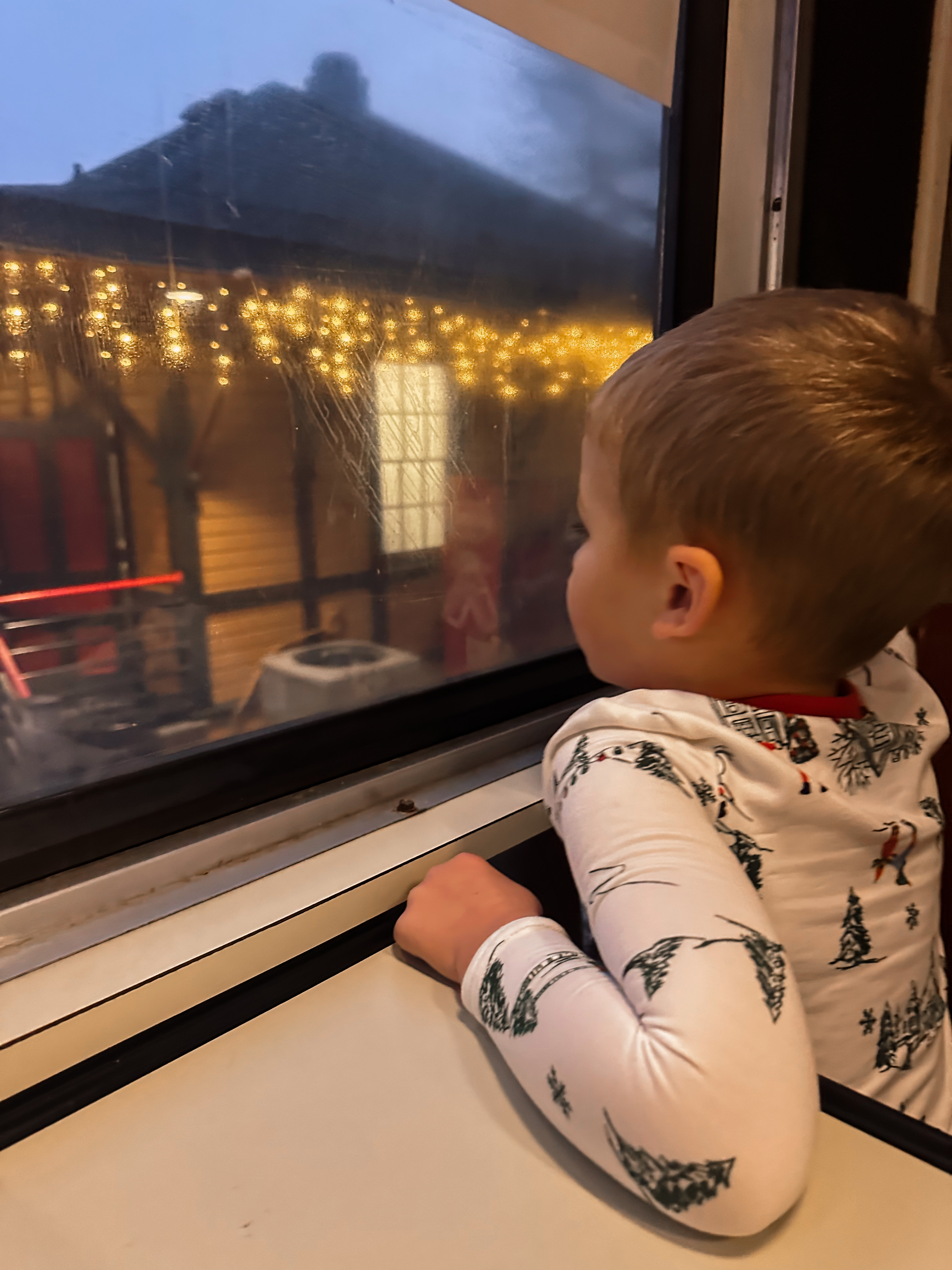 polar express, north carolina transportation museum, matching family pajamas, belk, the polar express train ride, charlotte north carolina, blog, motherhood, lifestyle