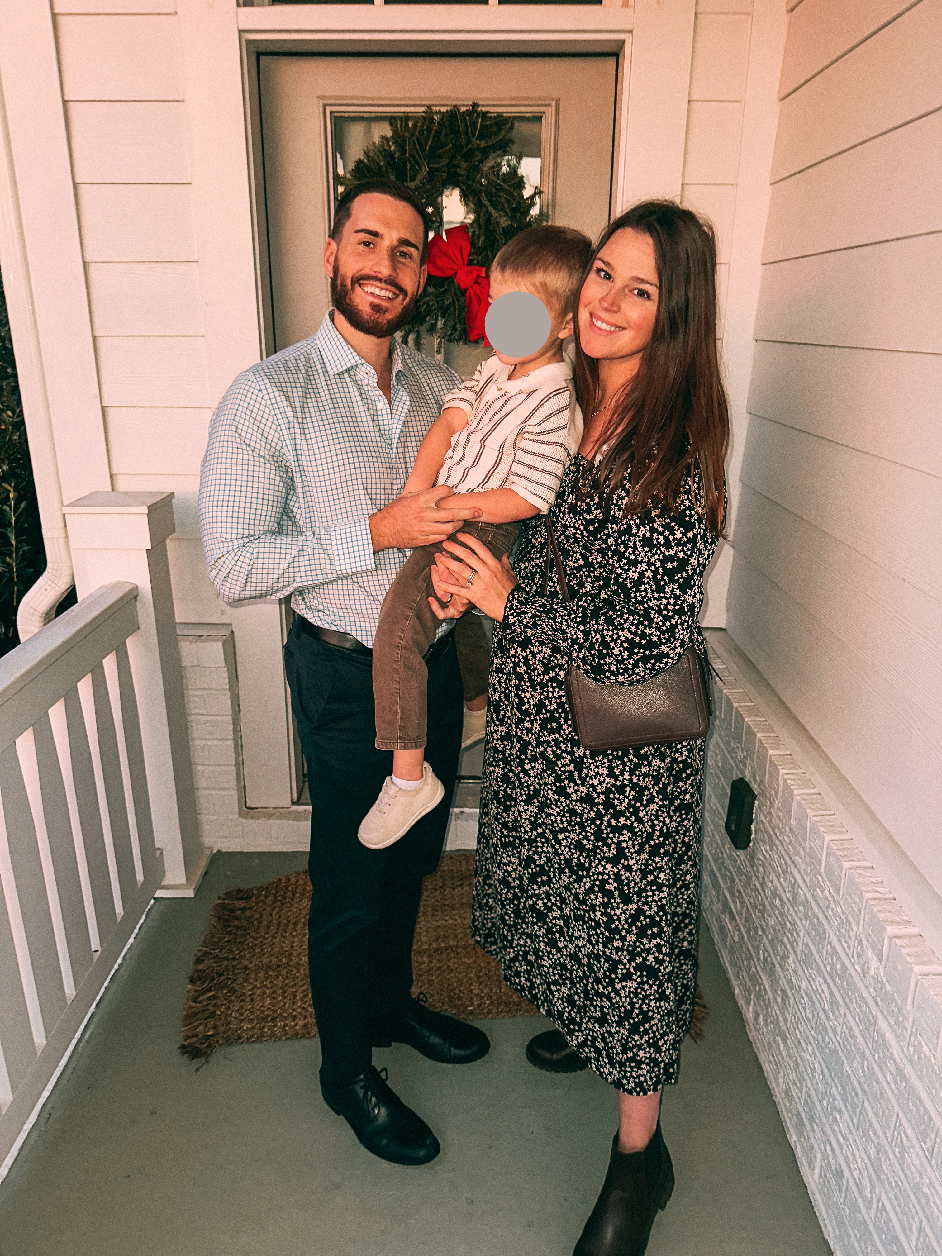 christmas recap, christmas morning, christmas blog, christmas decor, stockings, presents, toddler, dinner, table setting, home, lifestyle, blogging, motherhood, matching family pajamas, menu, holiday dinner, holiday celebrations, christmas day, pecan brownie pie, lottery pong, toddler gifts, cozy fireplace, cookies for santa, recap