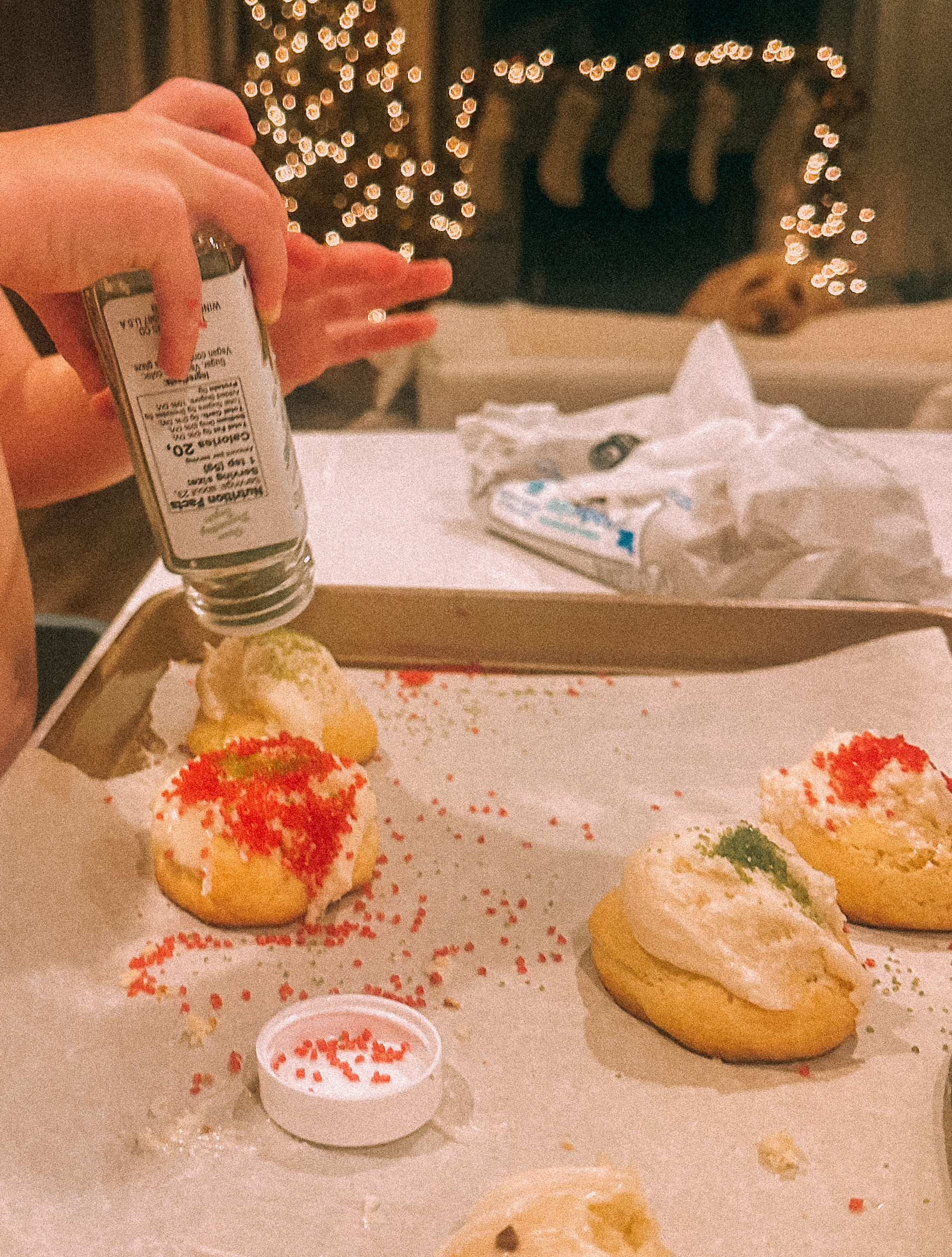 christmas recap, christmas morning, christmas blog, christmas decor, stockings, presents, toddler, dinner, table setting, home, lifestyle, blogging, motherhood, matching family pajamas, menu, holiday dinner, holiday celebrations, christmas day, pecan brownie pie, lottery pong, toddler gifts, cozy fireplace, cookies for santa, recap