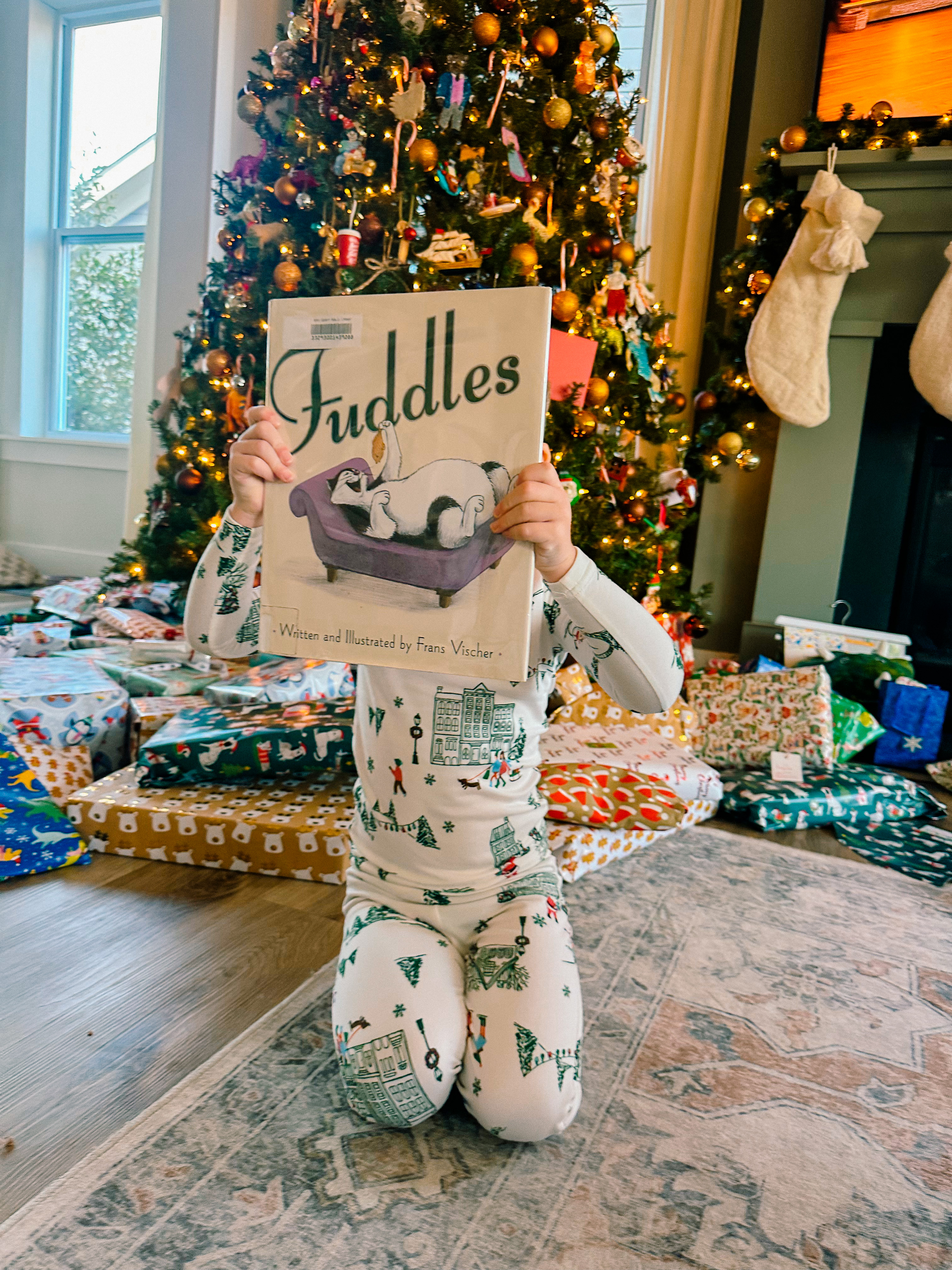 christmas recap, christmas morning, christmas blog, christmas decor, stockings, presents, toddler, dinner, table setting, home, lifestyle, blogging, motherhood, matching family pajamas, menu, holiday dinner, holiday celebrations, christmas day, pecan brownie pie, lottery pong, toddler gifts, cozy fireplace, cookies for santa, recap