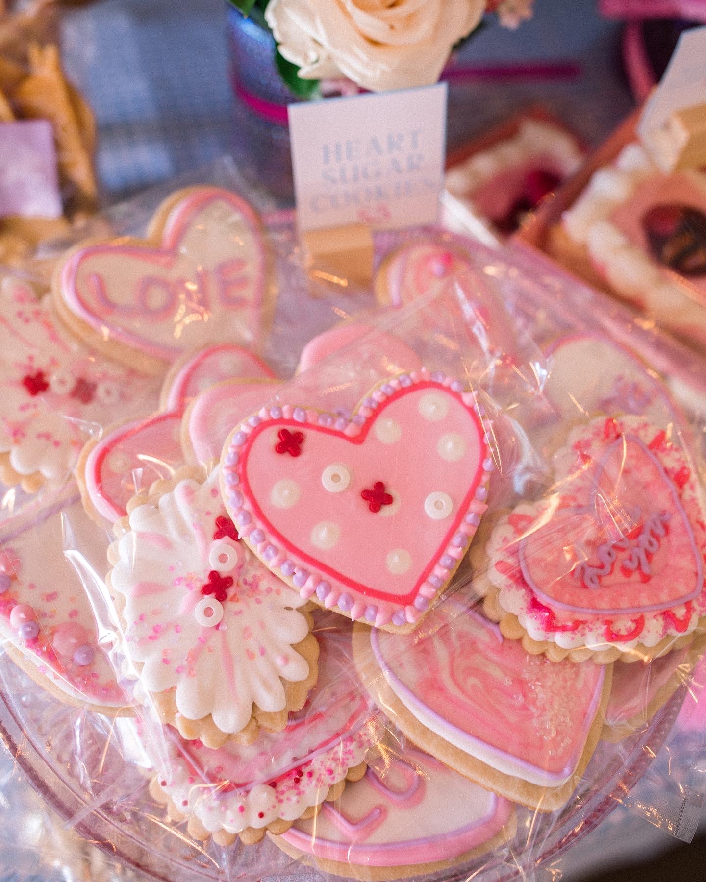 heart poptarts, cherry poptarts, brown sugar poptarts, cute poptart dessert, easy diy poptarts, valentines day, pastries, cherry almond poptarts, cute gift ideas, bakery box, recipe, easy dessert, frosted poptarts