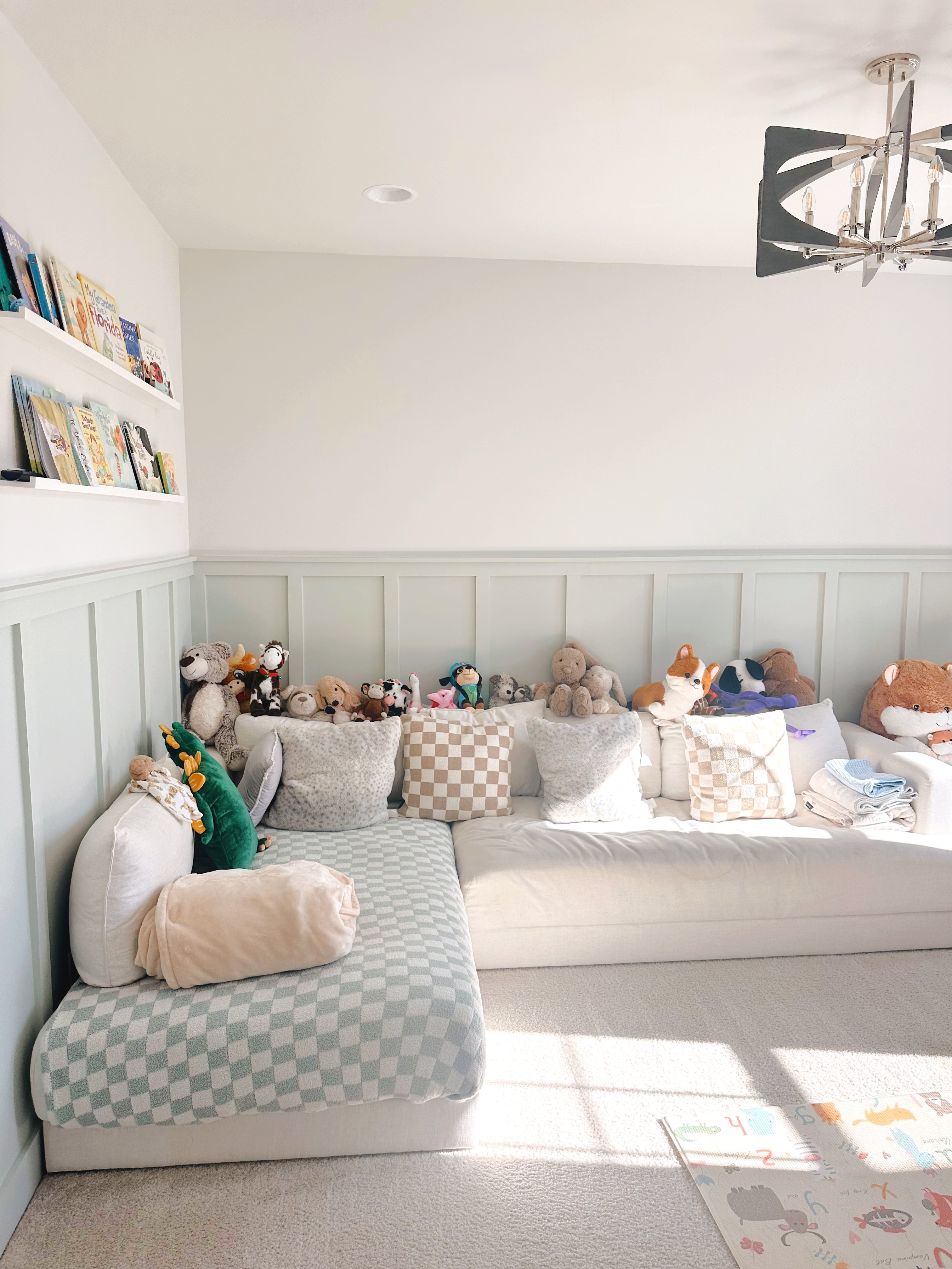 housecleaning, house clean, tidy up, lifestyle, motherhood, simple, toddler mom, cleaning tips, organized space, toy rotation We blow up the bounce house, visit the library and read in the park, find new playgrounds, hit the neighborhood pool, go for walks, run through sprinklers, kick a soccer ball, paint on a blanket in the yard, or just sit on the porch with crayons. It’s good for the soul and the house. If you’re buying toys, prioritize outdoor things: chalk, bubbles, sandboxes, mini gardening tools. Also, I keep a basket of towels by the door for drying off wet toddlers (and muddy dogs) on those messy days. I also save my errand running for when I’m with him. I don’t use my time alone to do it (unless I’m clothes shopping.) But he loves outings and it’s a good way to get out of the house and away from making messes.