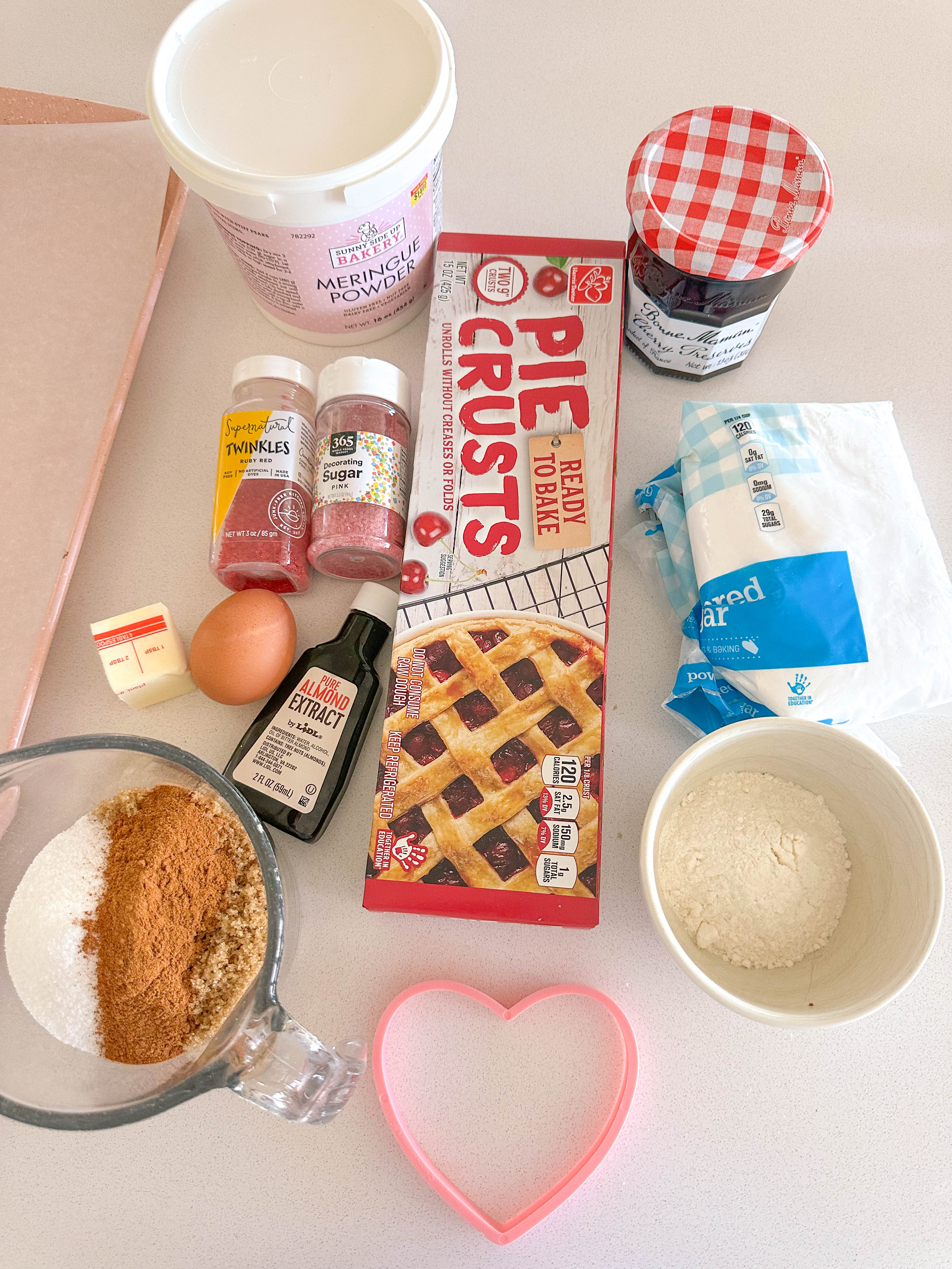 heart poptarts, cherry poptarts, brown sugar poptarts, cute poptart dessert, easy diy poptarts, valentines day, pastries, cherry almond poptarts, cute gift ideas, bakery box, recipe, easy dessert, frosted poptarts