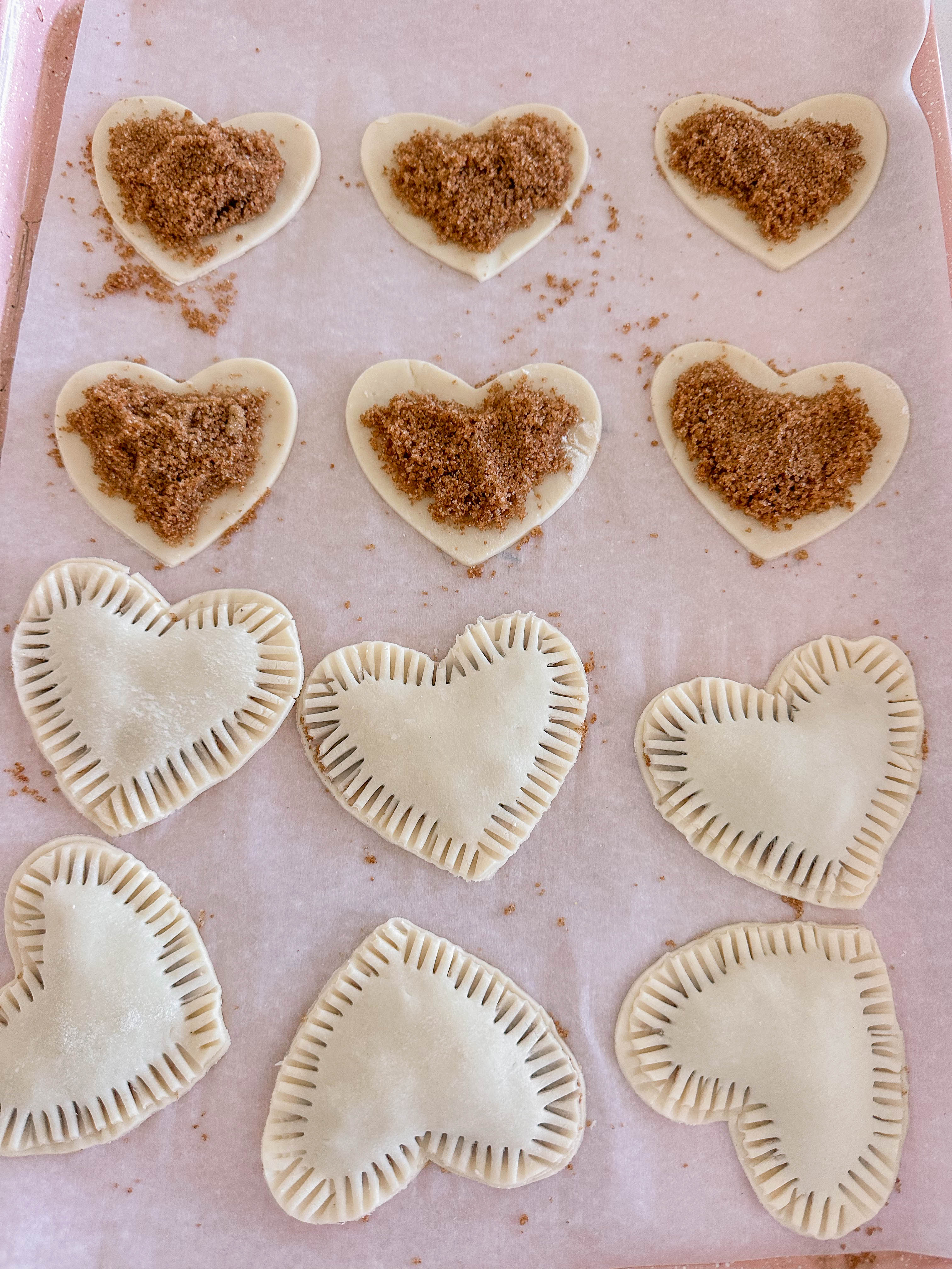 heart poptarts, cherry poptarts, brown sugar poptarts, cute poptart dessert, easy diy poptarts, valentines day, pastries, cherry almond poptarts, cute gift ideas, bakery box, recipe, easy dessert, frosted poptarts
