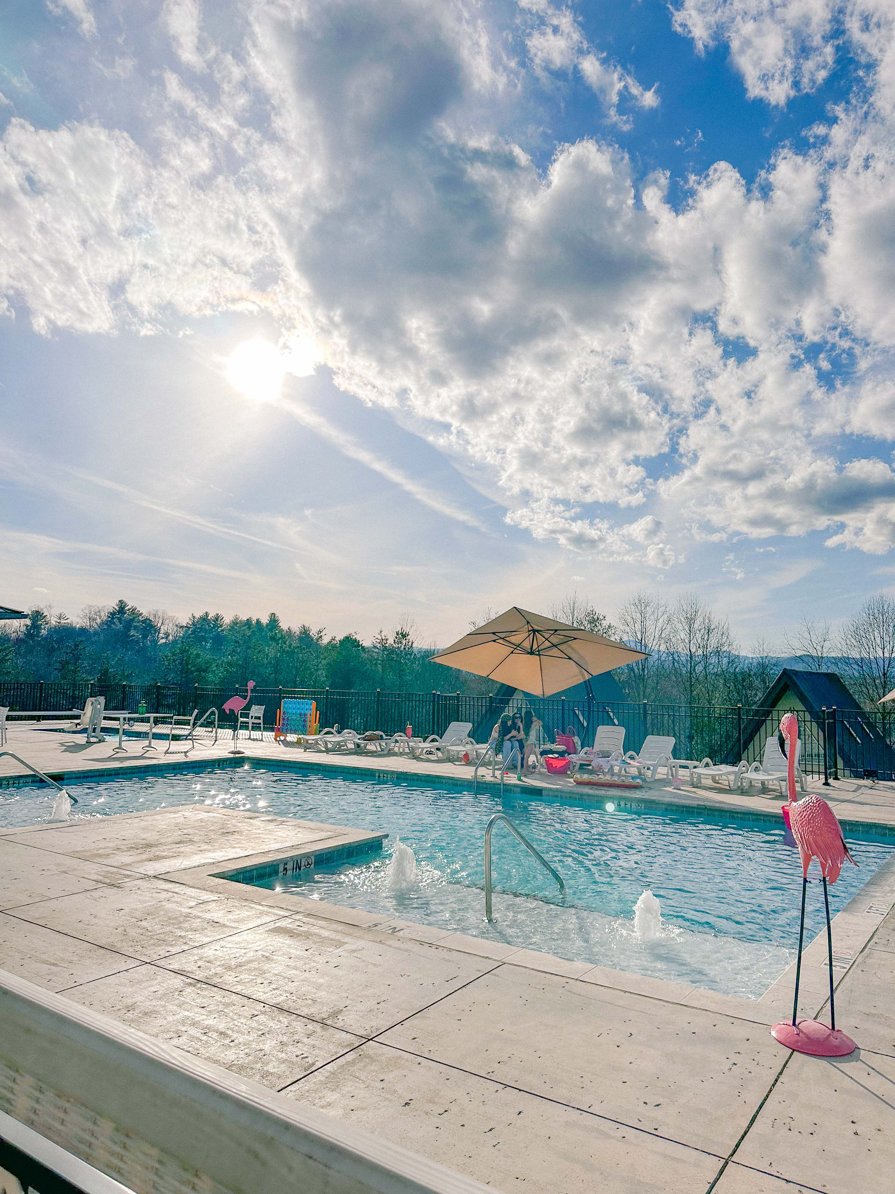 hendersonville, skylarana, mountains, getaway, best friend getaway, close to charlotte, spring trip, tulips, mountains, charcuterie, cake, pool, mountain cabin with pool, charlotte nc, mini trip