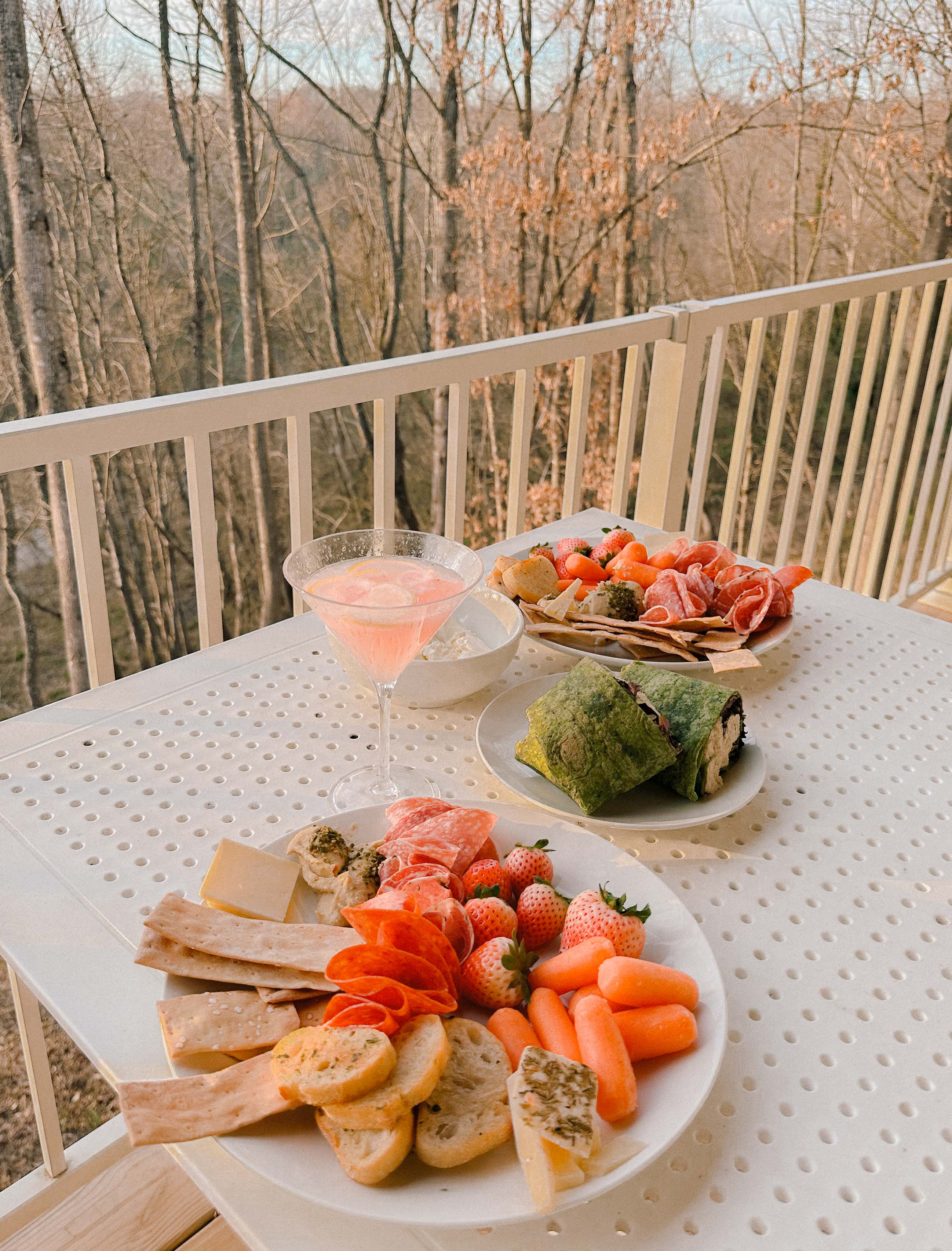 hendersonville, skylarana, mountains, getaway, best friend getaway, close to charlotte, spring trip, tulips, mountains, charcuterie, cake, pool, mountain cabin with pool, charlotte nc, mini trip