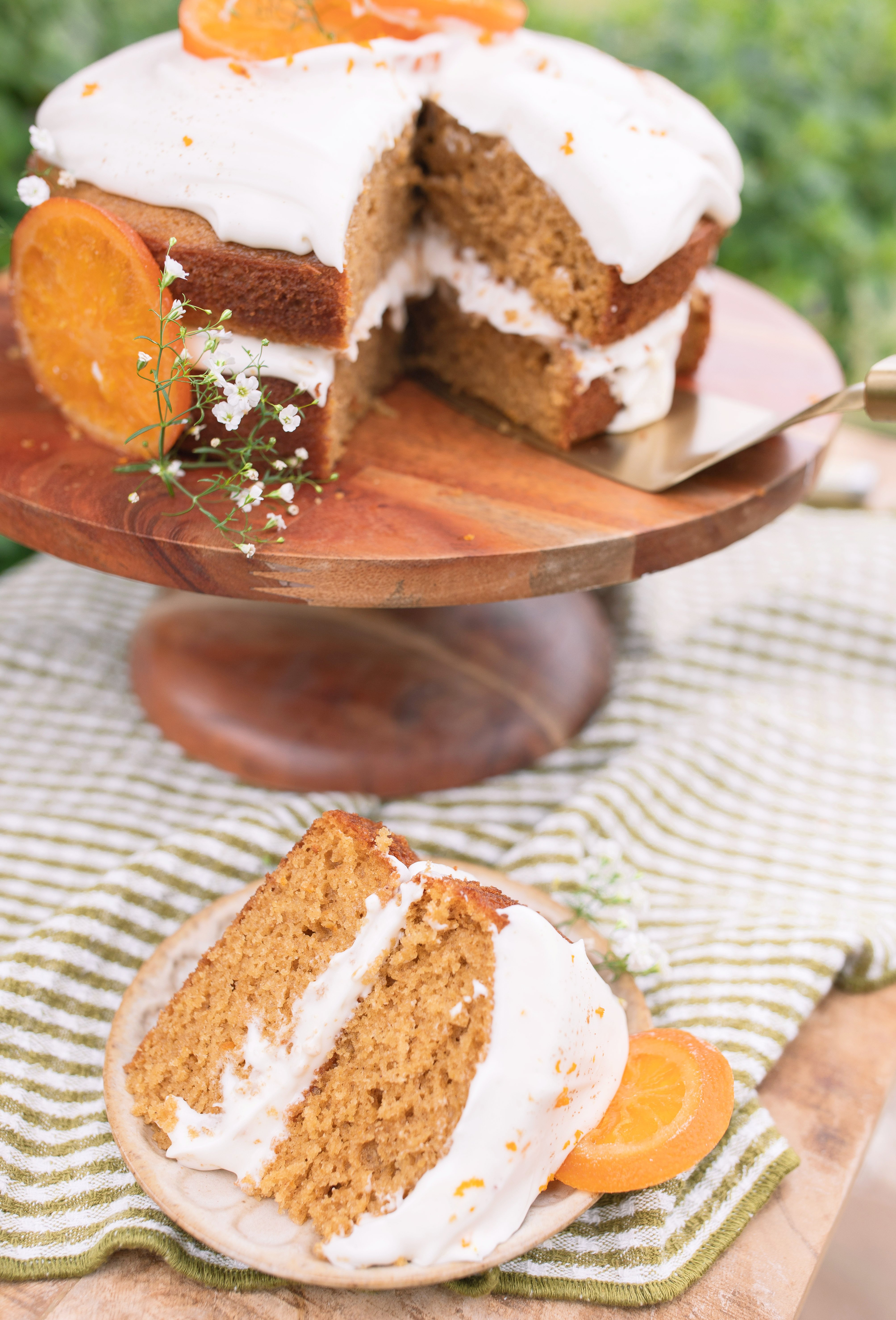 olive oil cake, ginger cake, orange ginger, dessert, molasses cake, orange, orange olive oil cake, cake recipe, buttermilk, cake, mascarpone, whipped mascarpone, citrus, ginger, spice cake, orange ginger olive oil cake, simply taralynn recipes, summer, baking