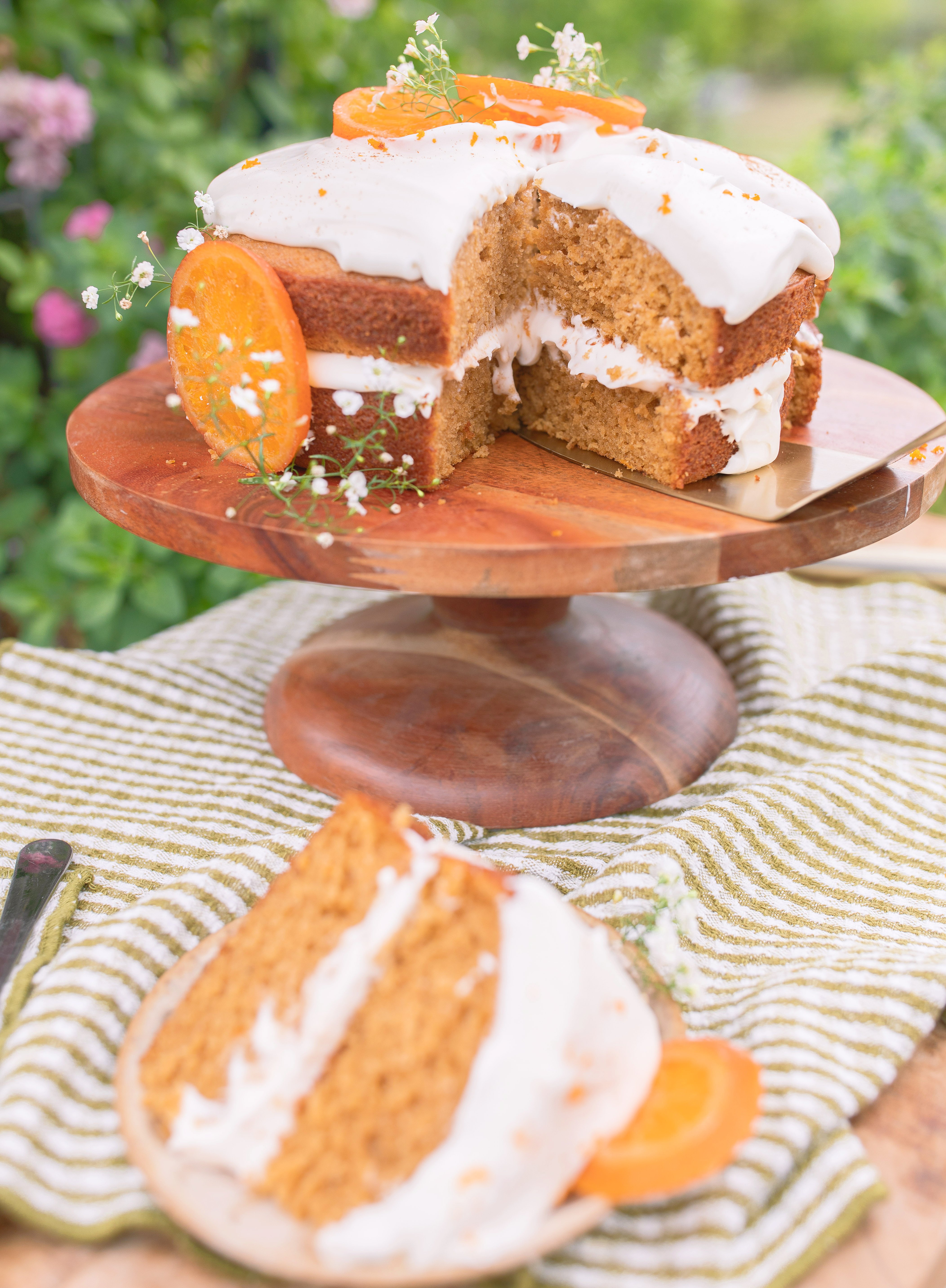 olive oil cake, ginger cake, orange ginger, dessert, molasses cake, orange, orange olive oil cake, cake recipe, buttermilk, cake, mascarpone, whipped mascarpone, citrus, ginger, spice cake, orange ginger olive oil cake, simply taralynn recipes, summer, baking