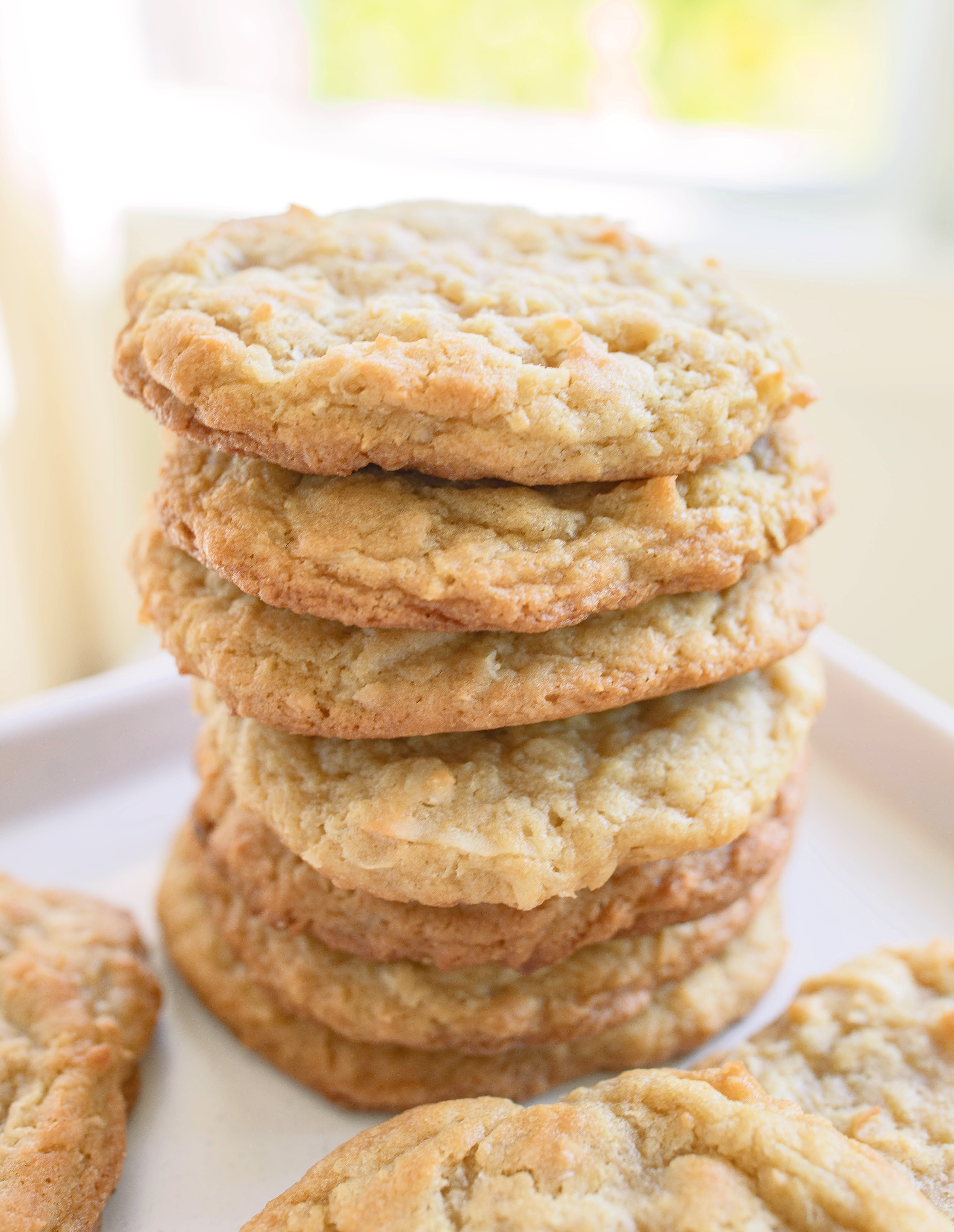 coconut cookies, toasted coconut, dessert, cookies, coconut lovers, chewy coconut, baking, recipe, dessert
