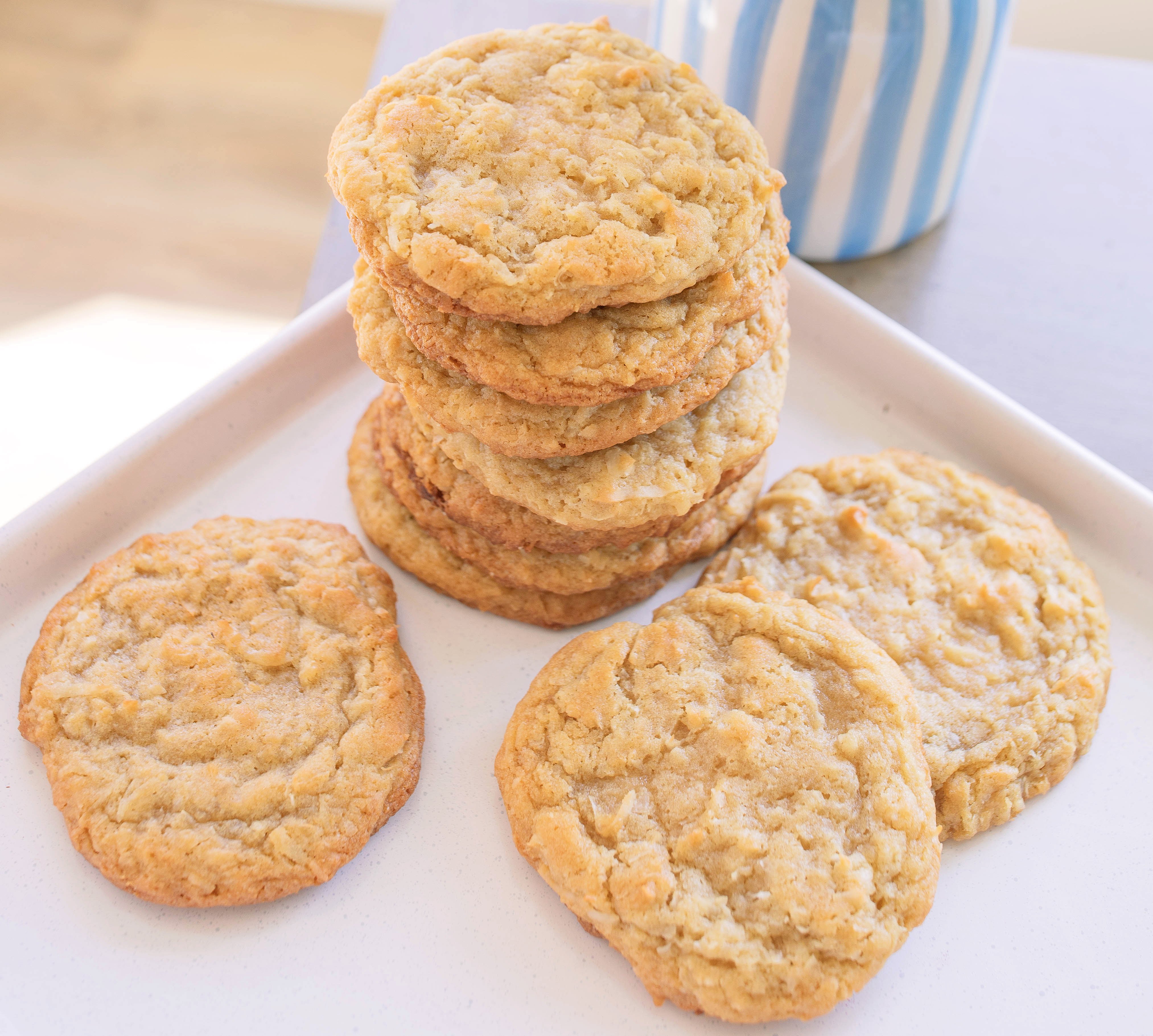 coconut cookies, toasted coconut, dessert, cookies, coconut lovers, chewy coconut, baking, recipe, dessert
