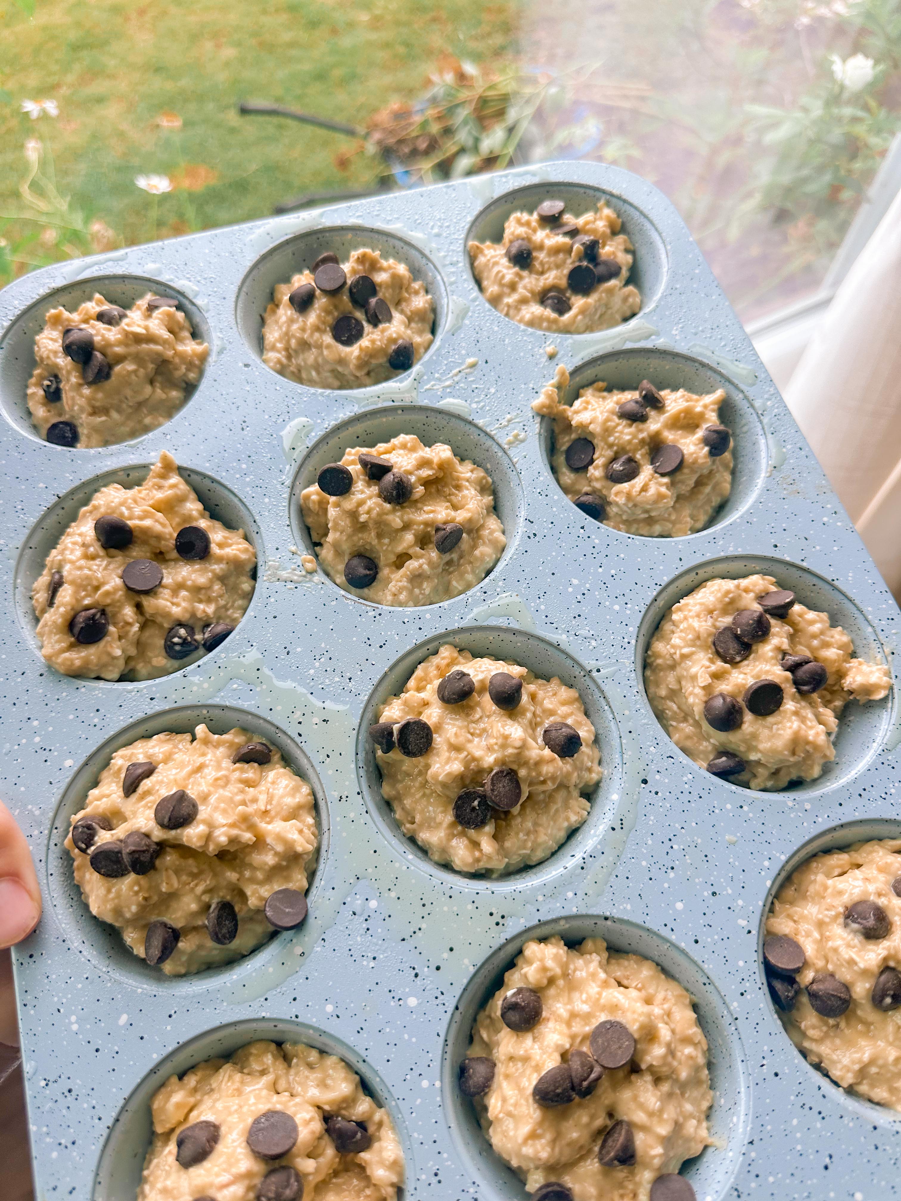 cottage cheese protein muffins, high protein muffins, 4 ingredient protein muffins, healthy protein muffins, no added sugar muffins, cottage cheese muffins, protein powder muffins, oat protein muffins, high protein breakfast muffins, easy protein muffin recipe, healthy breakfast muffins, meal prep protein muffins, cottage cheese oat muffins, naturally sweetened muffins, healthy snack muffins, gluten free protein muffins, blender protein muffins, protein packed muffins, healthy cottage cheese recipes, easy breakfast recipe