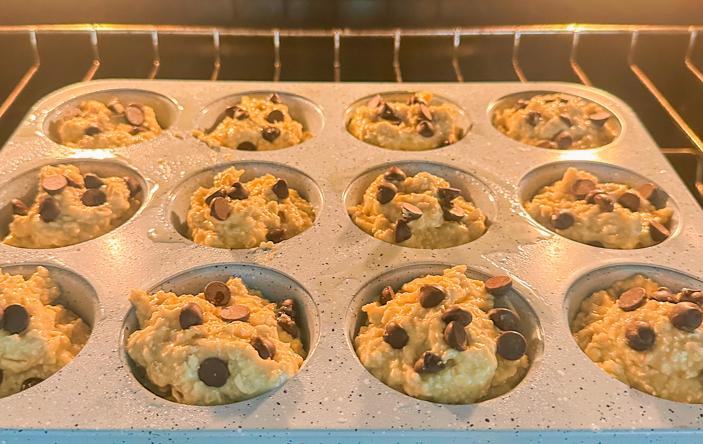 cottage cheese protein muffins, high protein muffins, 4 ingredient protein muffins, healthy protein muffins, no added sugar muffins, cottage cheese muffins, protein powder muffins, oat protein muffins, high protein breakfast muffins, easy protein muffin recipe, healthy breakfast muffins, meal prep protein muffins, cottage cheese oat muffins, naturally sweetened muffins, healthy snack muffins, gluten free protein muffins, blender protein muffins, protein packed muffins, healthy cottage cheese recipes, easy breakfast recipe