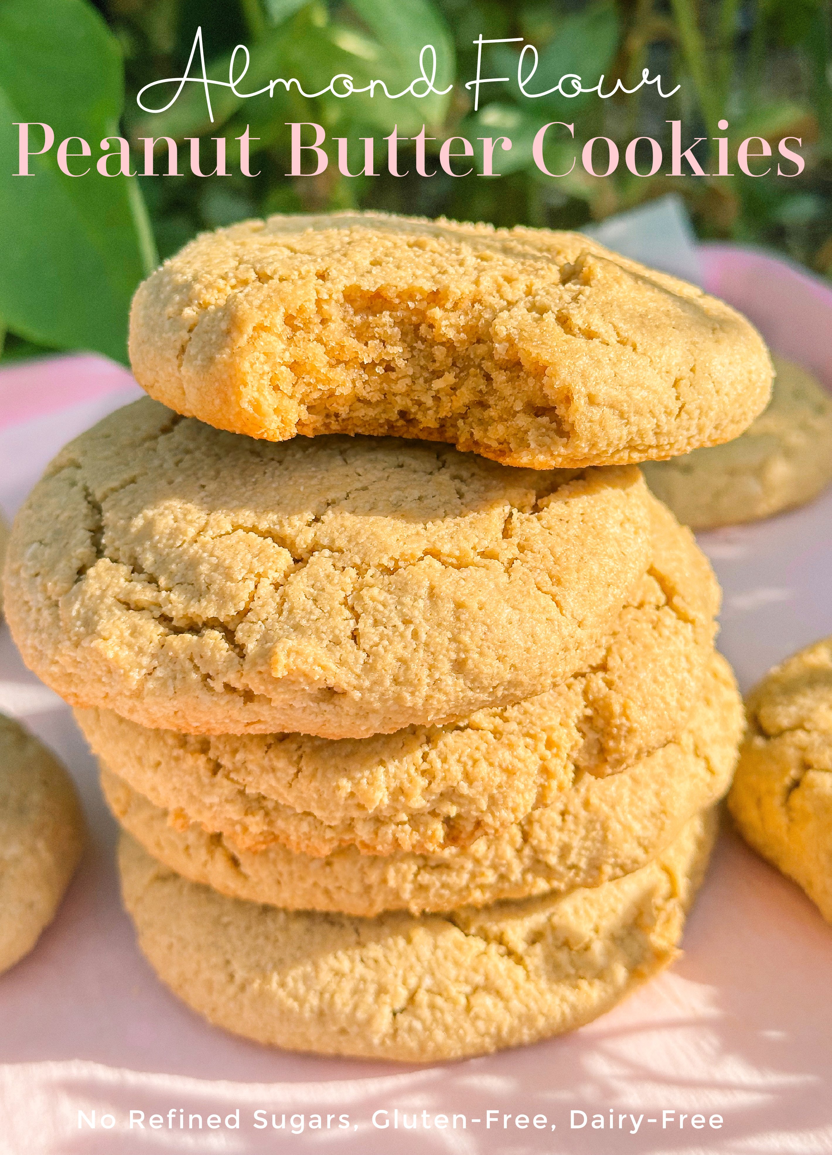 almond flour, peanut butter cookies, almond cookies, no refined sugar, sugar free, maple syrup, gluten-free, dairy-free, grain free, healthy food for family, healthy cookies, healthy dessert, healthy toddler food, breakfast cookies, almond flour cookies, peanut butter cookies, lower carb