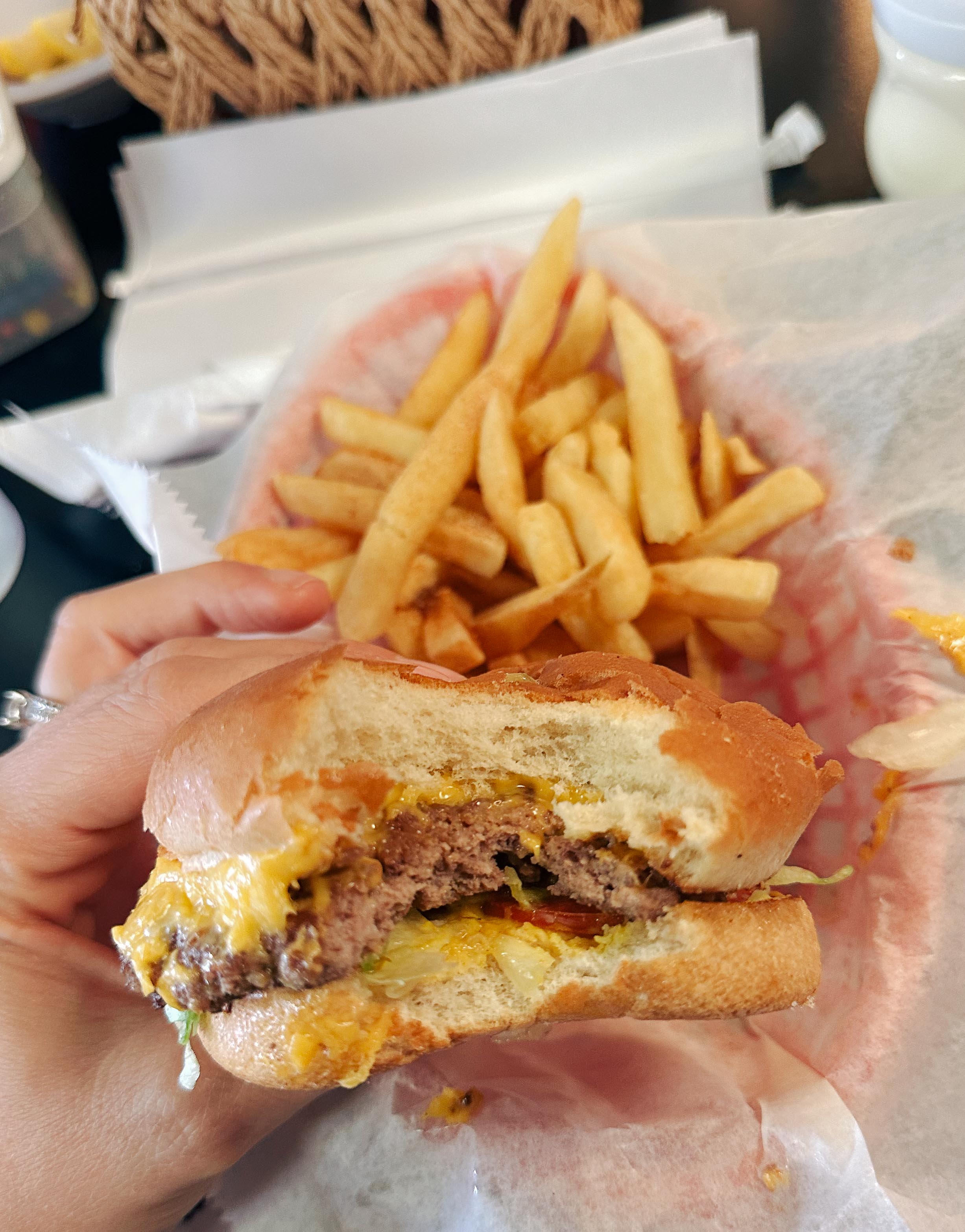 coffee from stillwater coffee shop on a roadtrip in south carolina, matts burgers