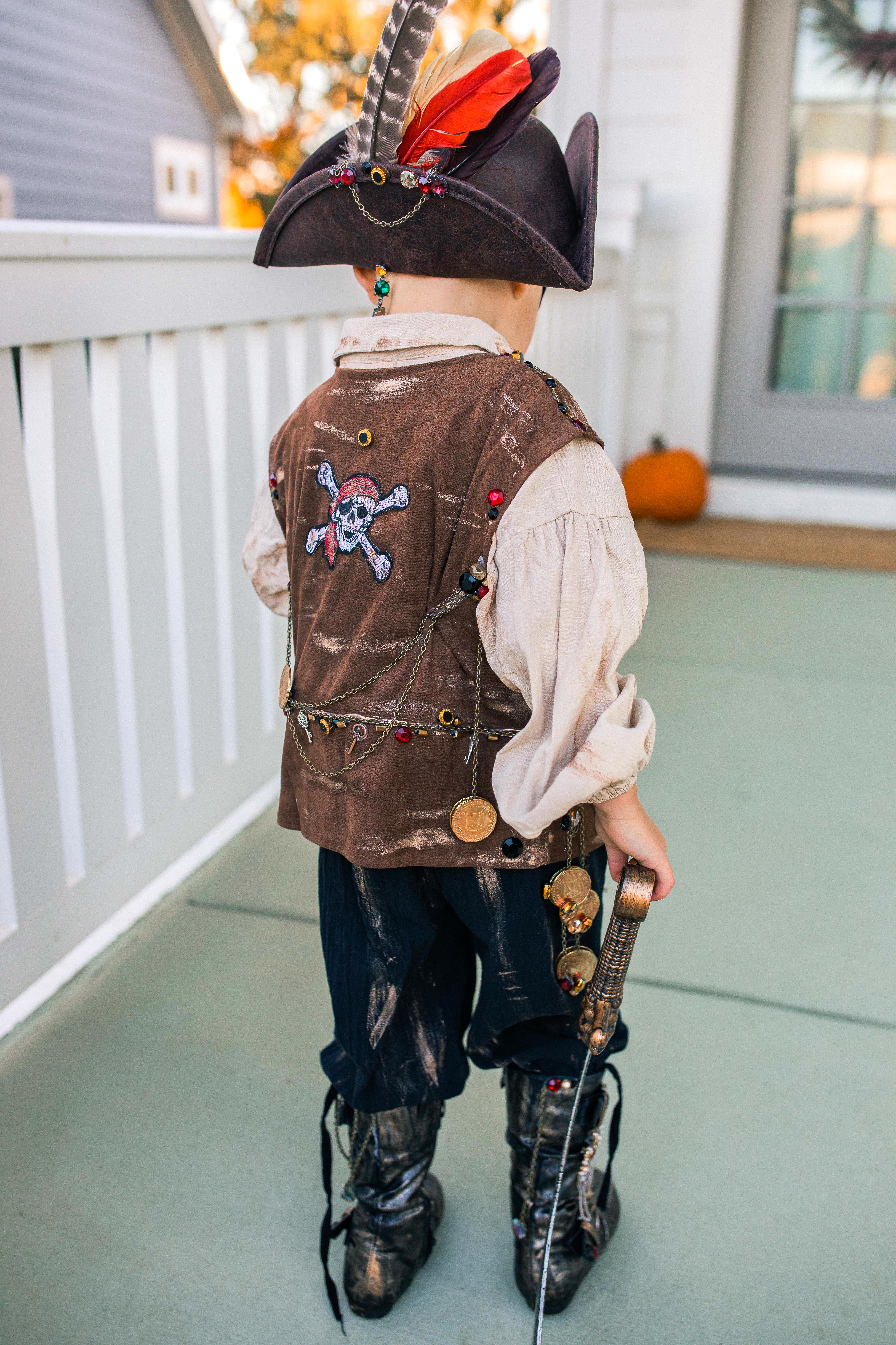 pirate costume, rustic pirate, todder pirate diy, DIY toddler costume, jewels, pirate boots kids, boys pirate costume, homemade pirate costume, halloween costume idea